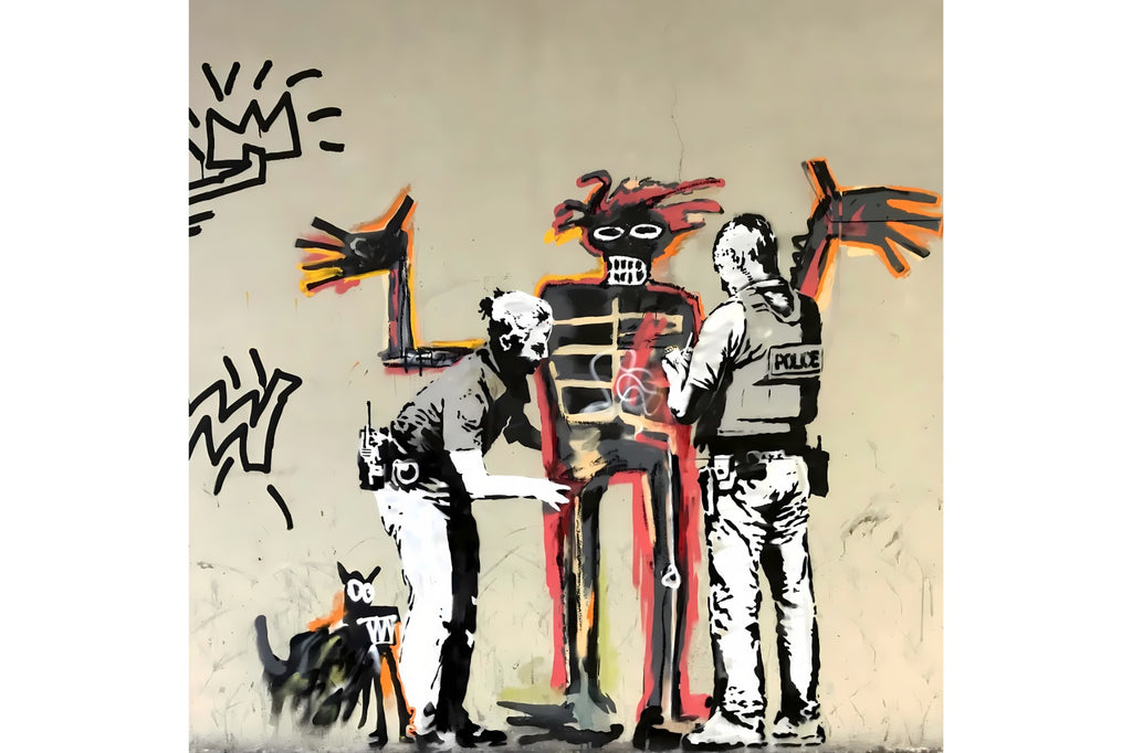 Basquiat Mural Barbican