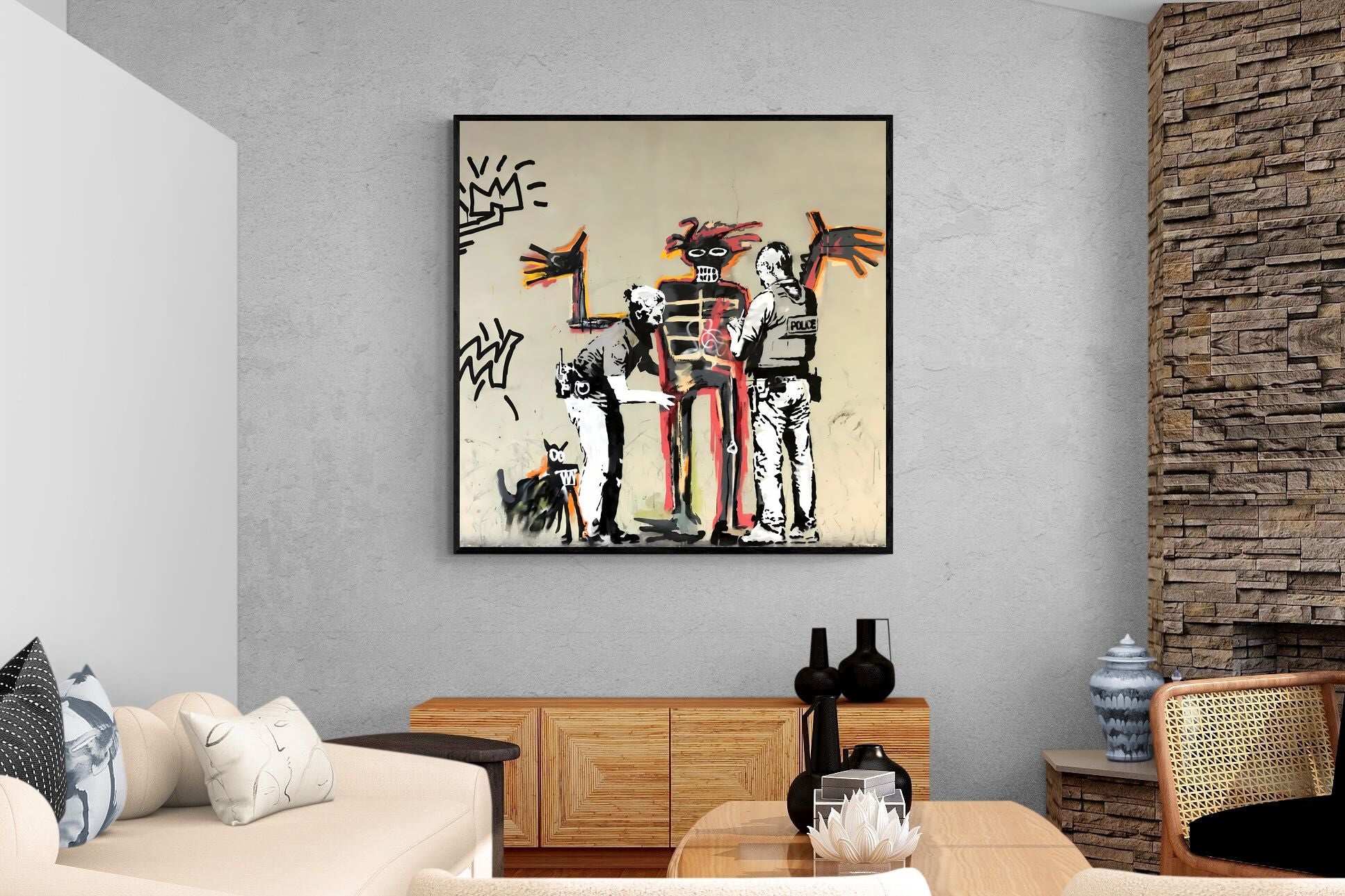 Pixalot Basquiat Mural Barbican