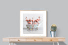 Pixalot Bathtub Flamingos