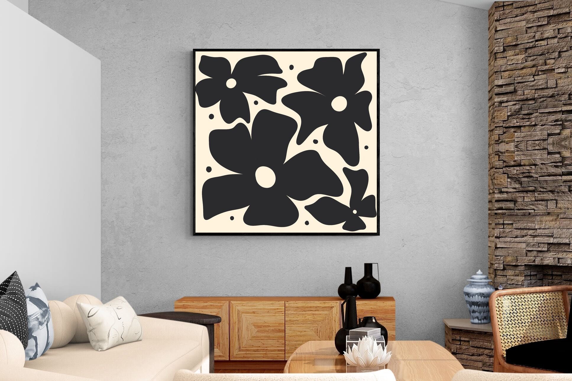 Pixalot Big Flower Print