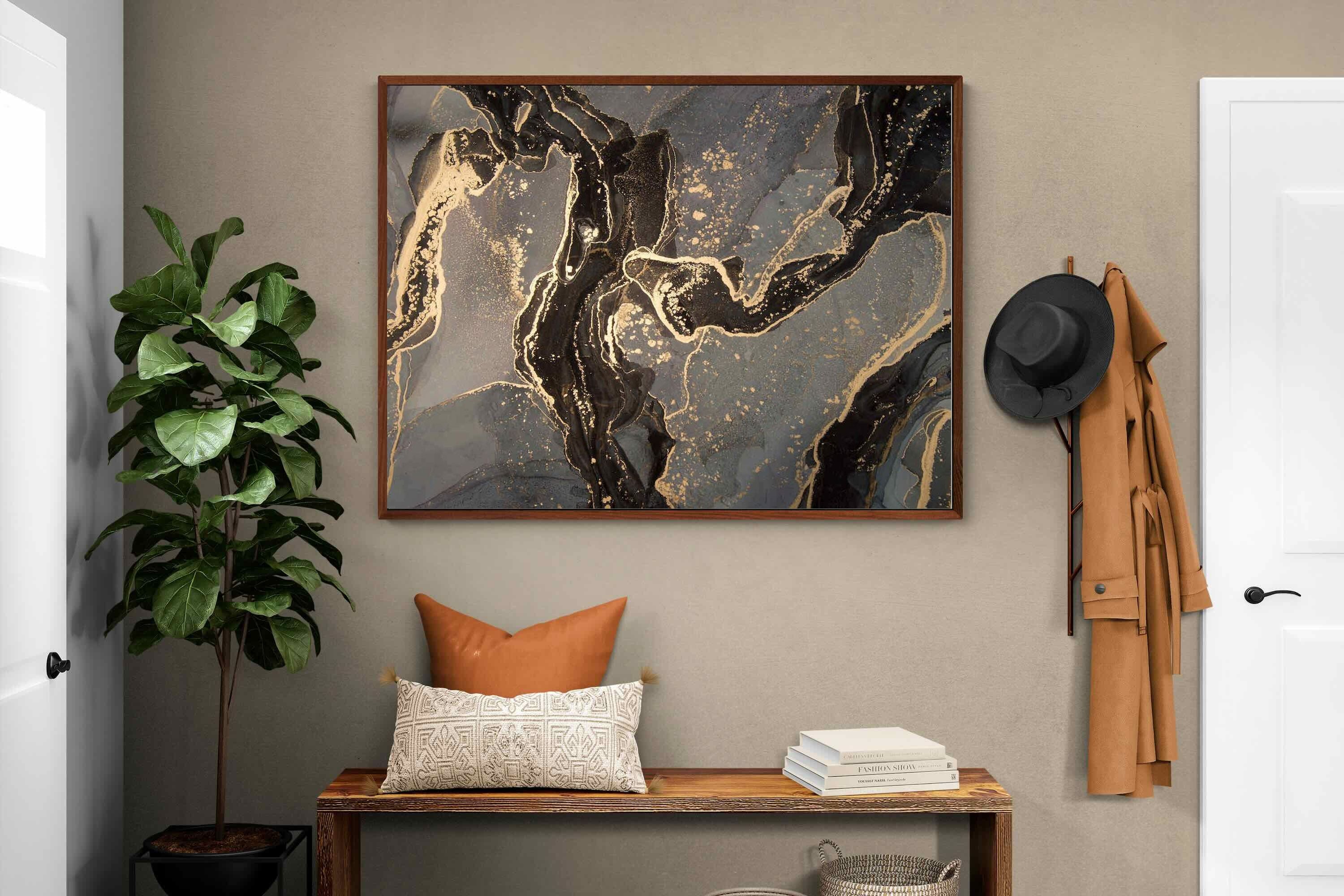 Pixalot ® Black & Gold Marble