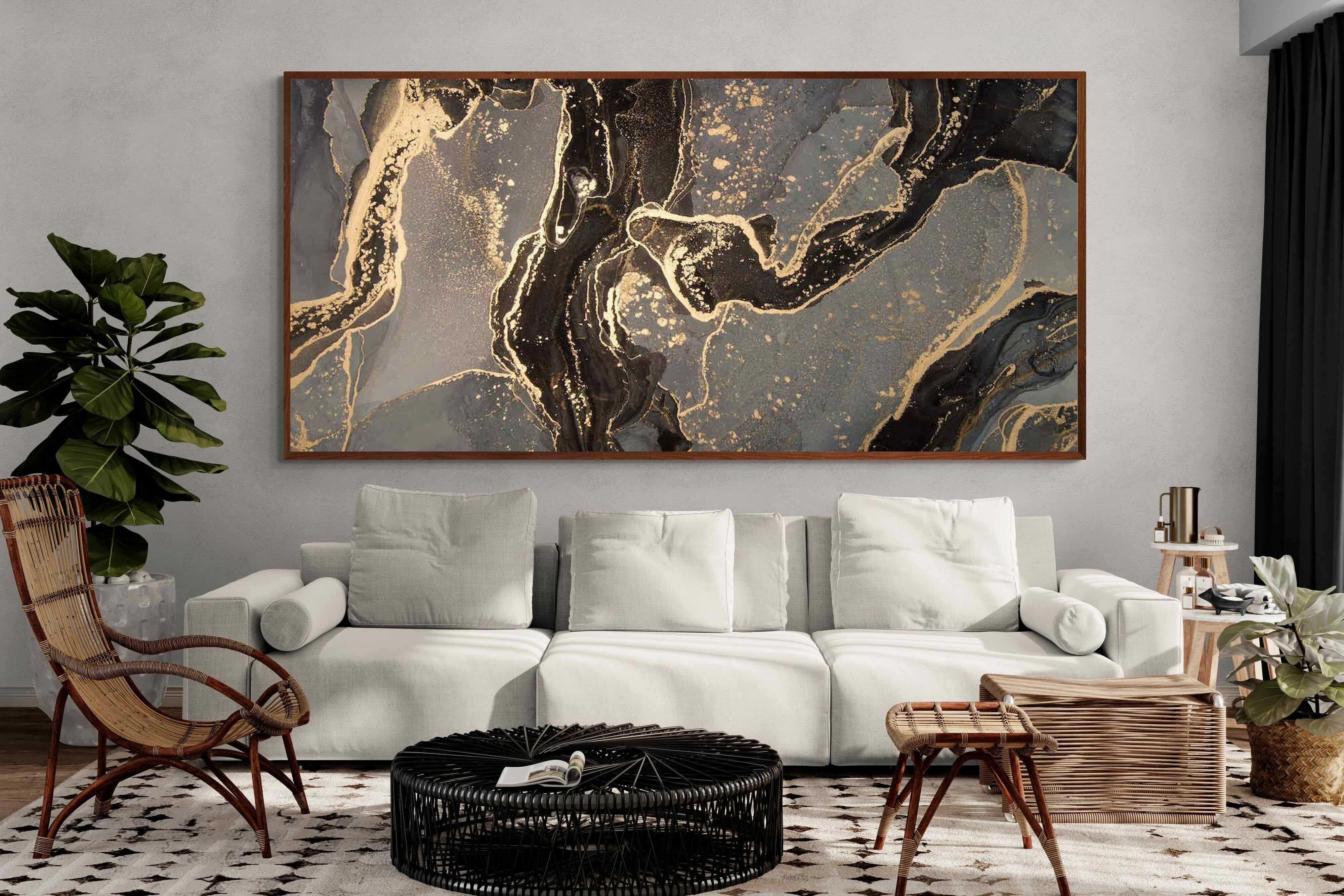 Pixalot ® Black & Gold Marble
