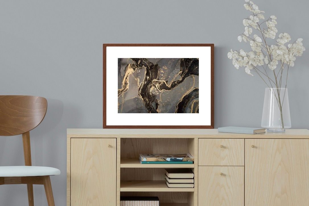 Pixalot ® Black & Gold Marble