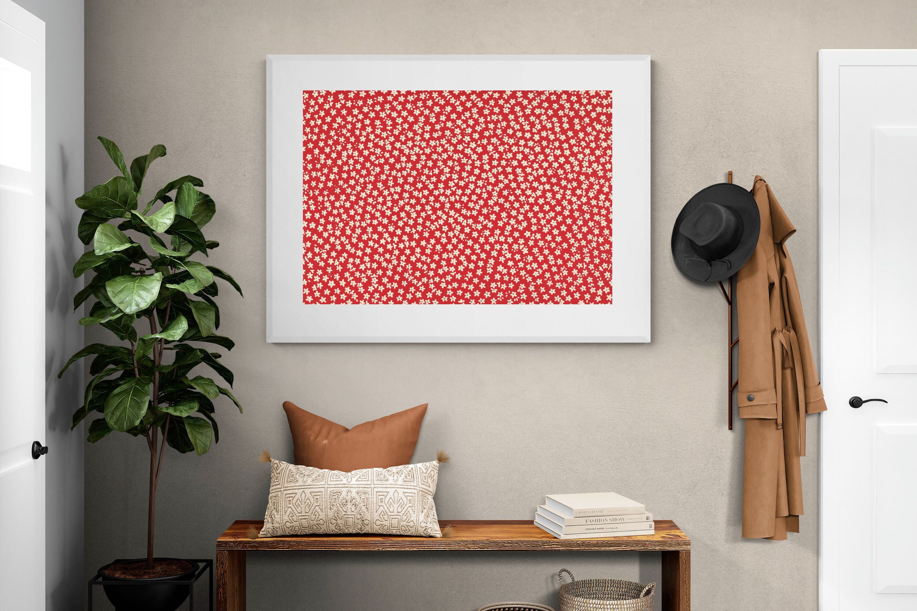 Pixalot Blad Met Strooipatroon Van Bloemen
