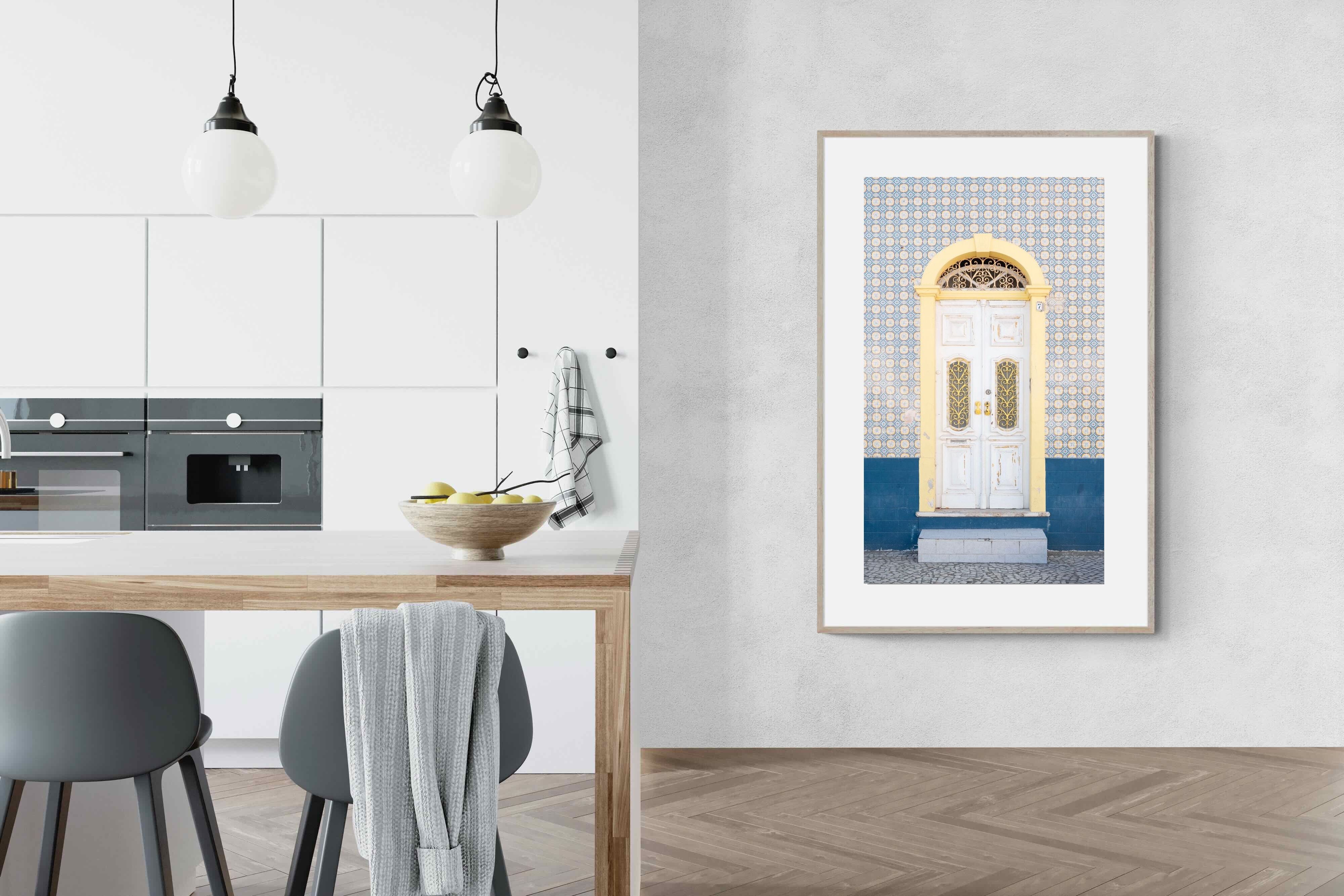 Pixalot Blue and Yellow Facade