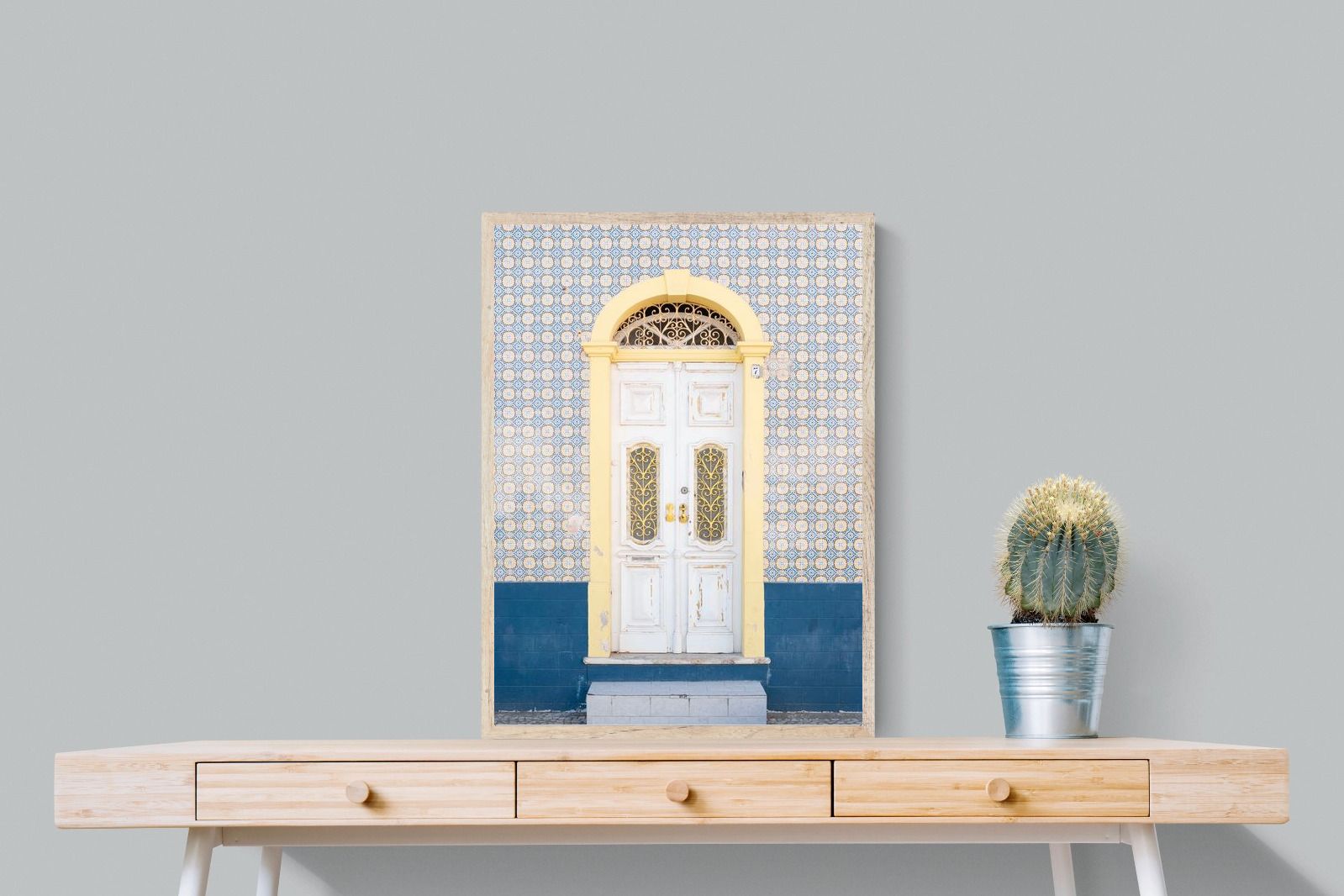 Pixalot Blue and Yellow Facade