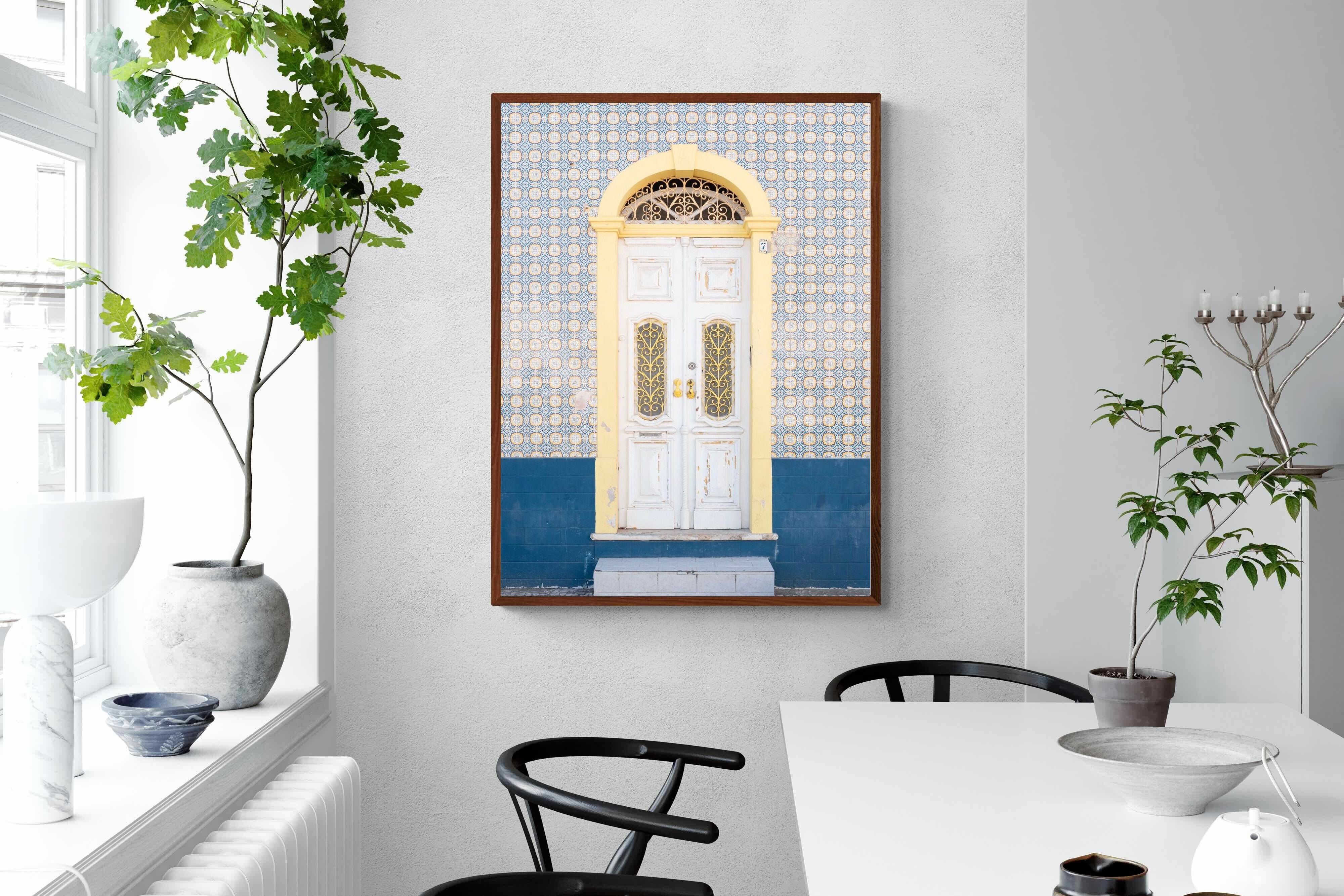 Pixalot Blue and Yellow Facade