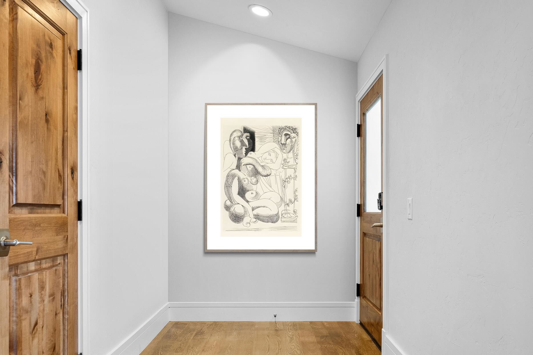 Pixalot Bull, Horse, and Reclining Woman II