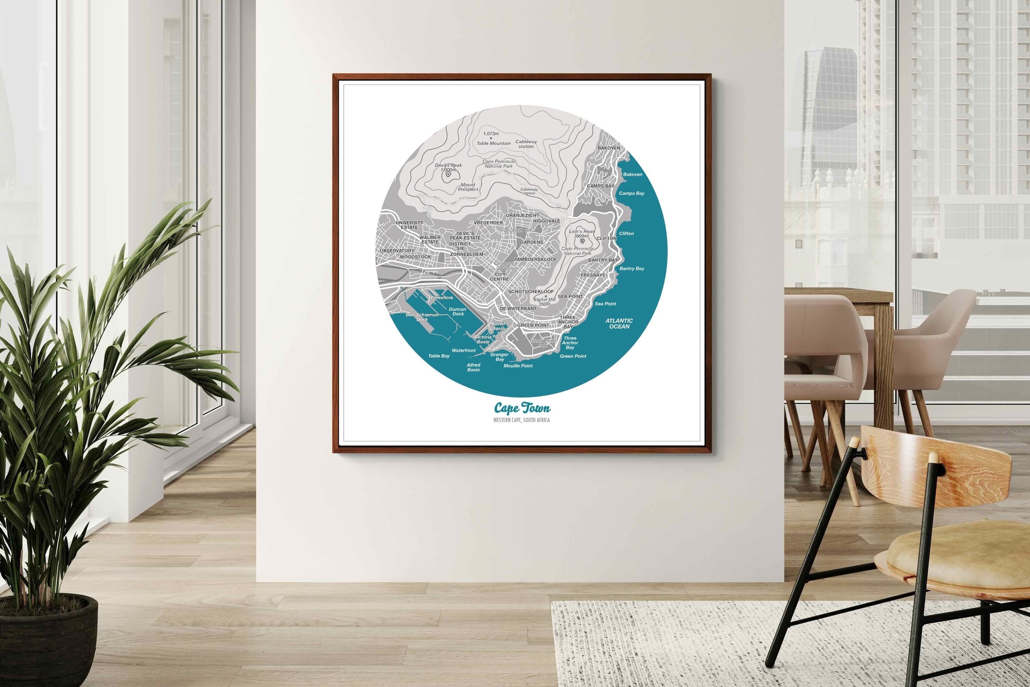 Pixalot Cape Town Circle Map