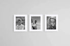 Children of Africa Set-Wall_Art-60 x 80cm (x3)-Framed Print-White-Pixalot