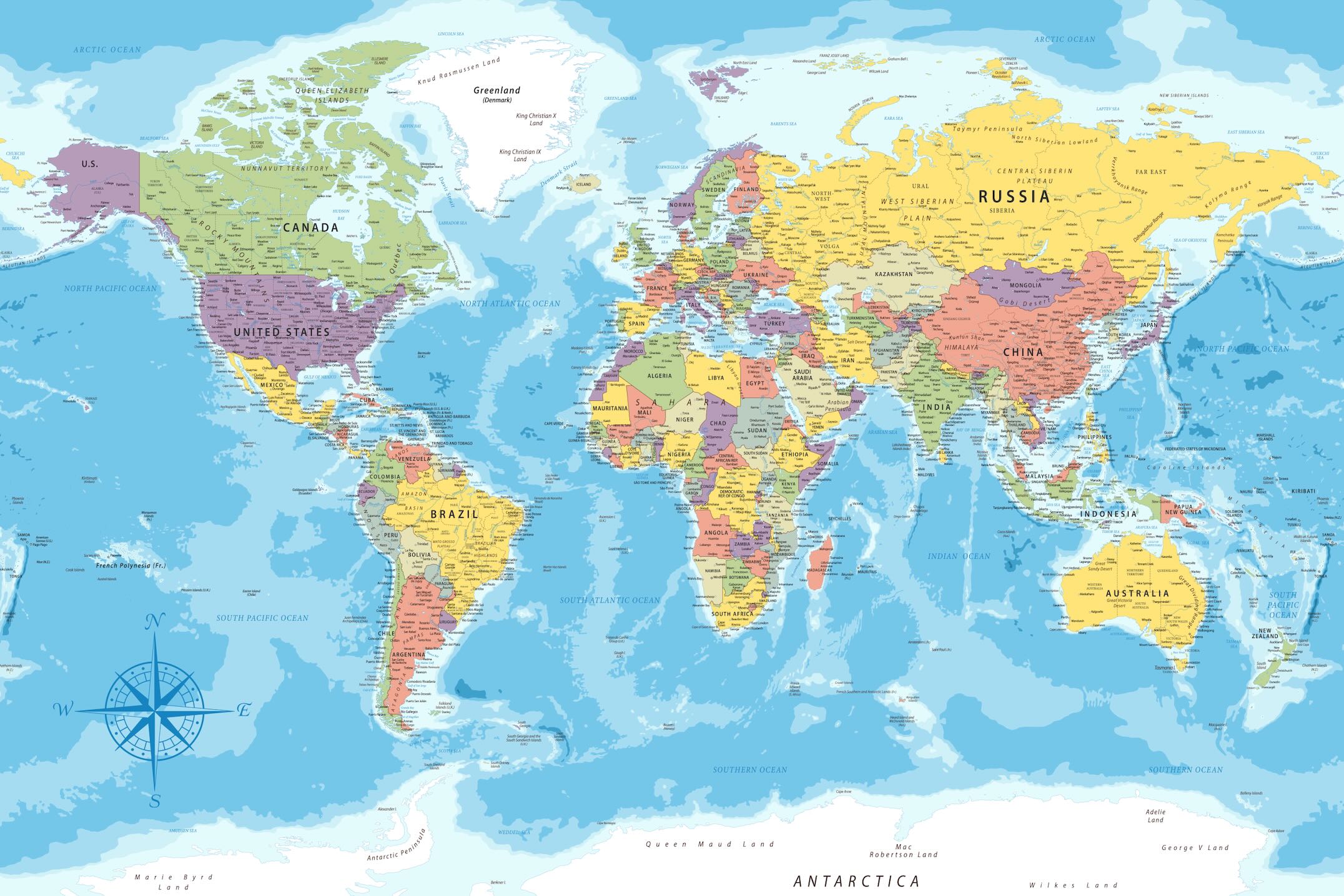 Classic World Map