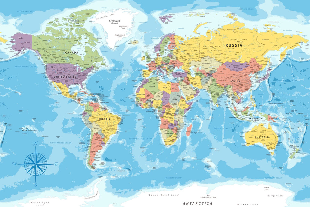 Classic World Map