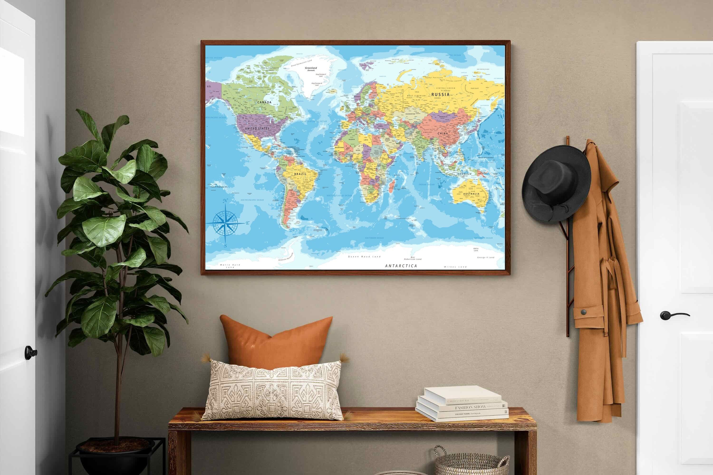 Pixalot Classic World Map