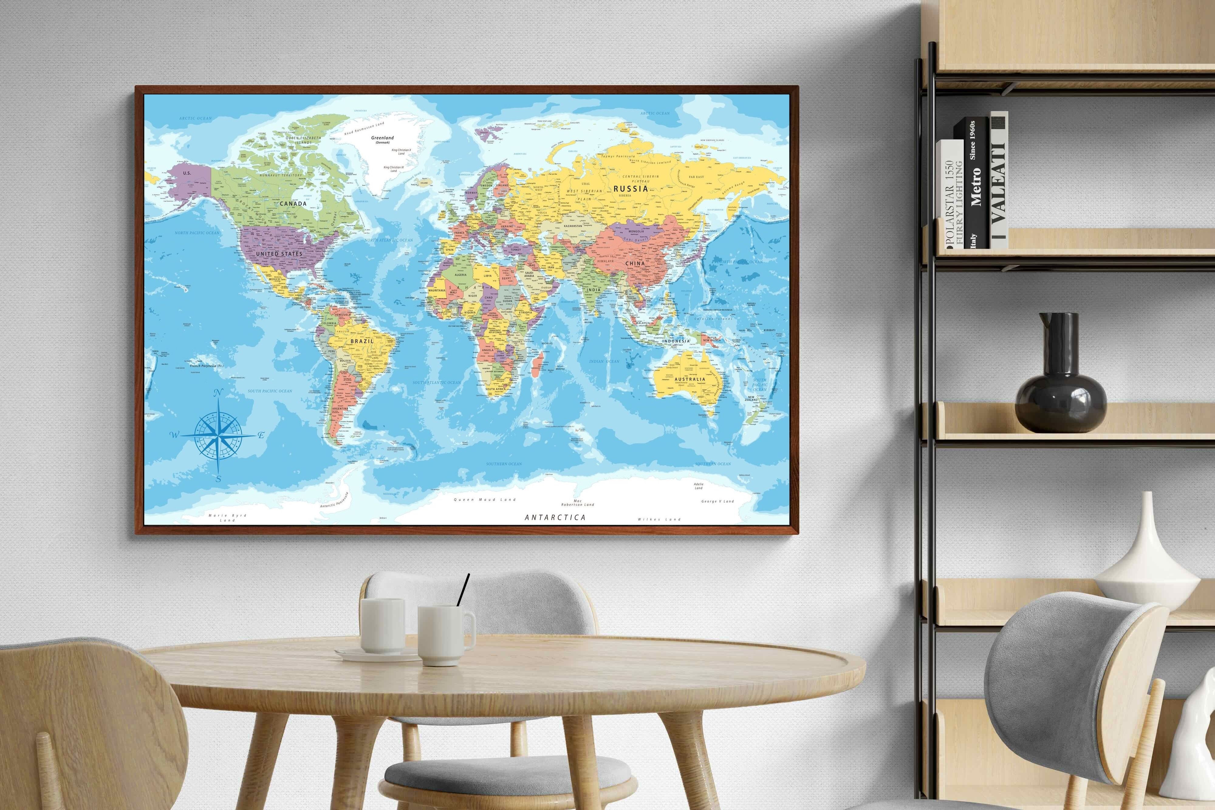 Pixalot Classic World Map