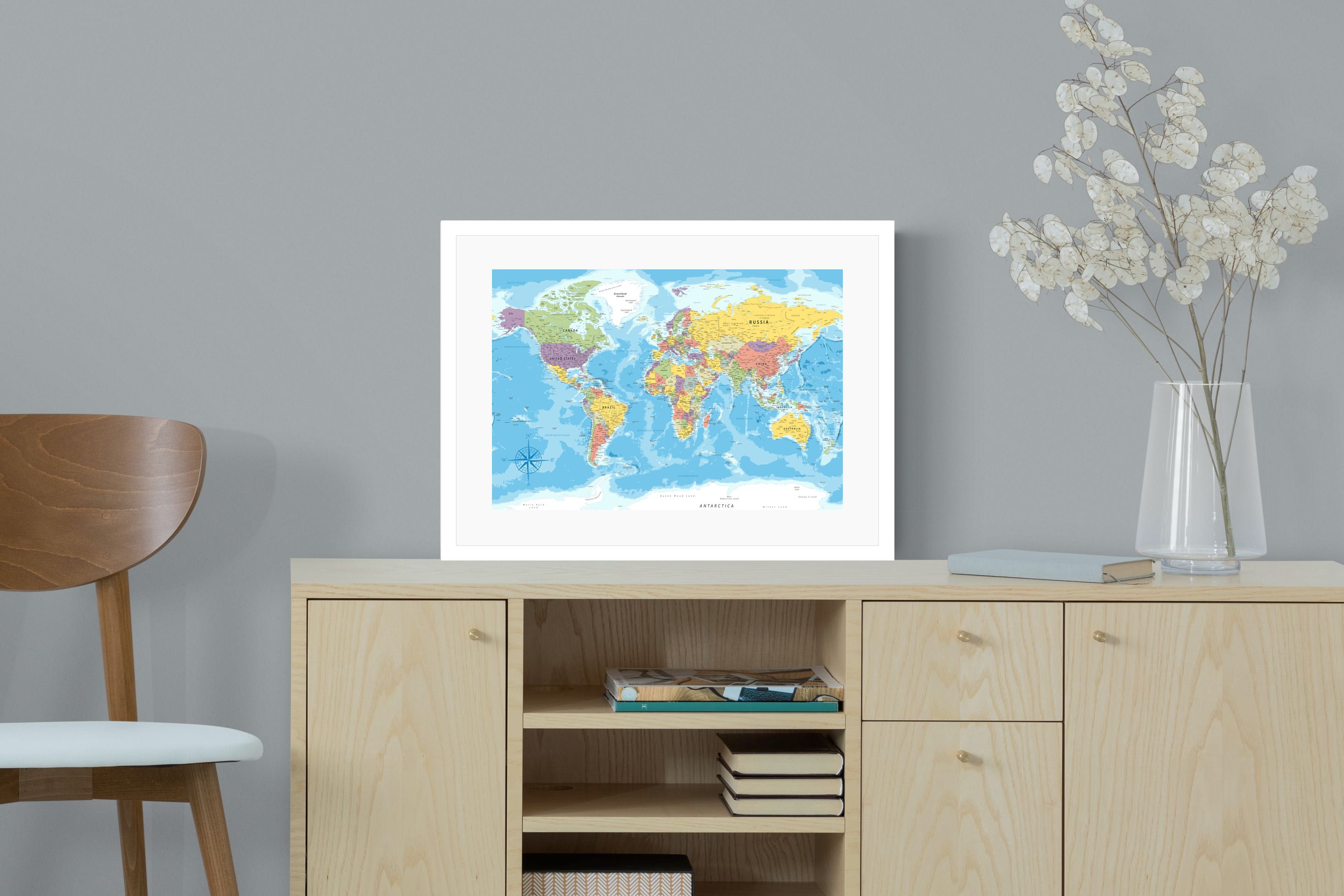 Pixalot Classic World Map