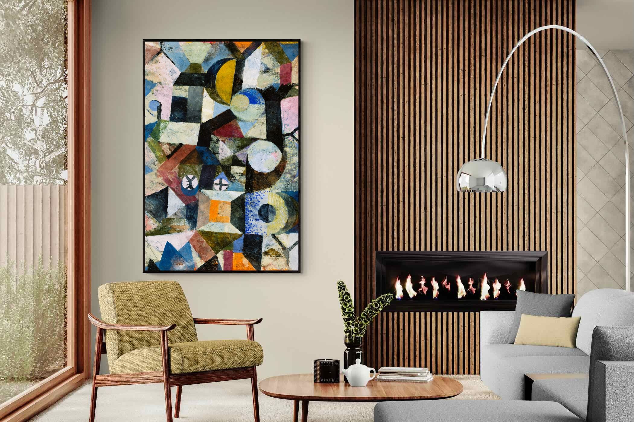 Pixalot Composition with the Yellow Half-Moon and the Y