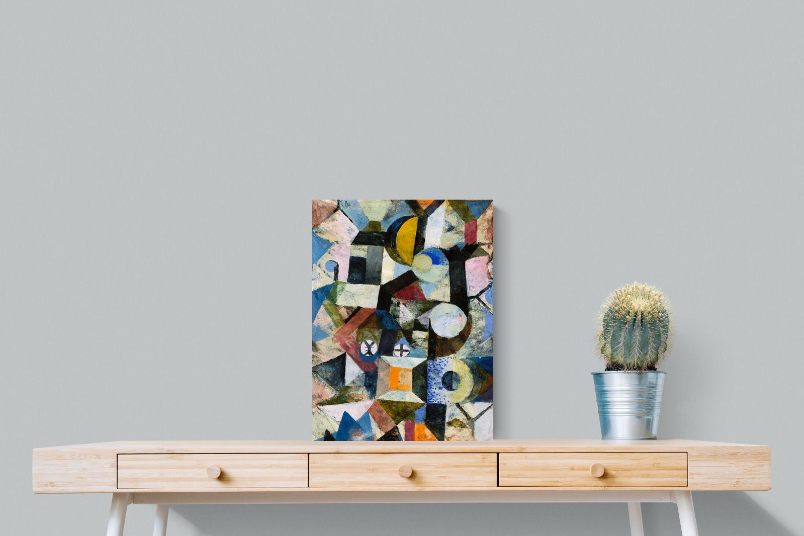 Pixalot Composition with the Yellow Half-Moon and the Y