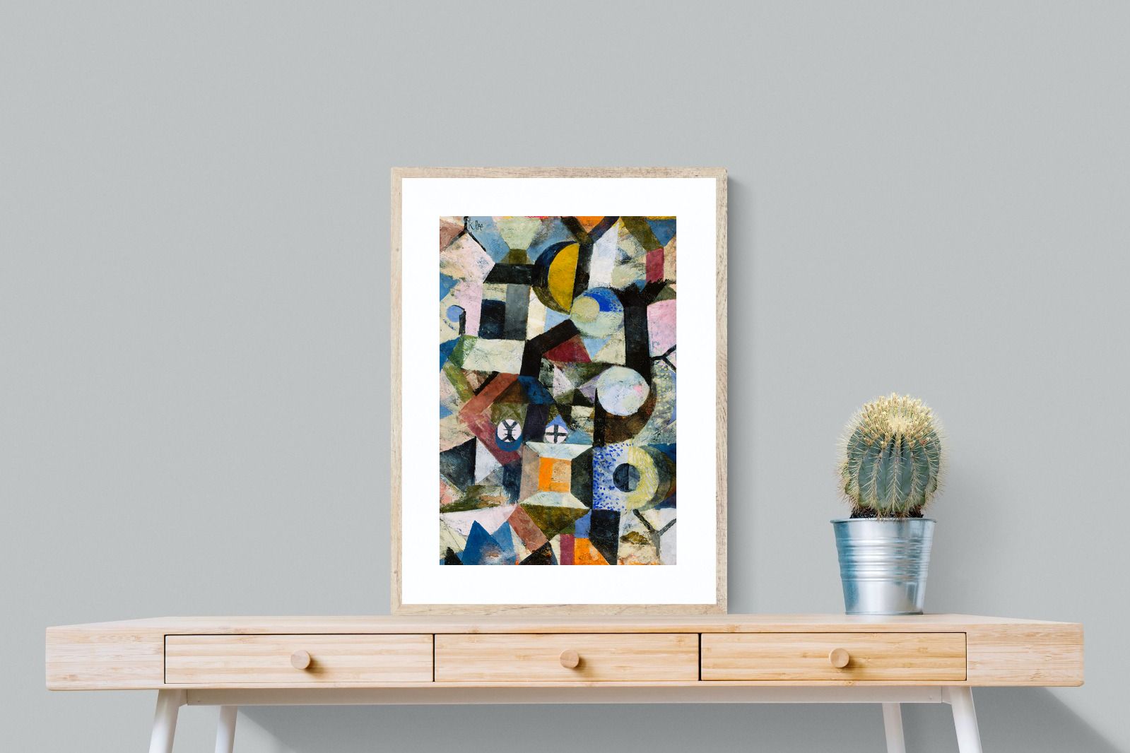 Pixalot Composition with the Yellow Half-Moon and the Y