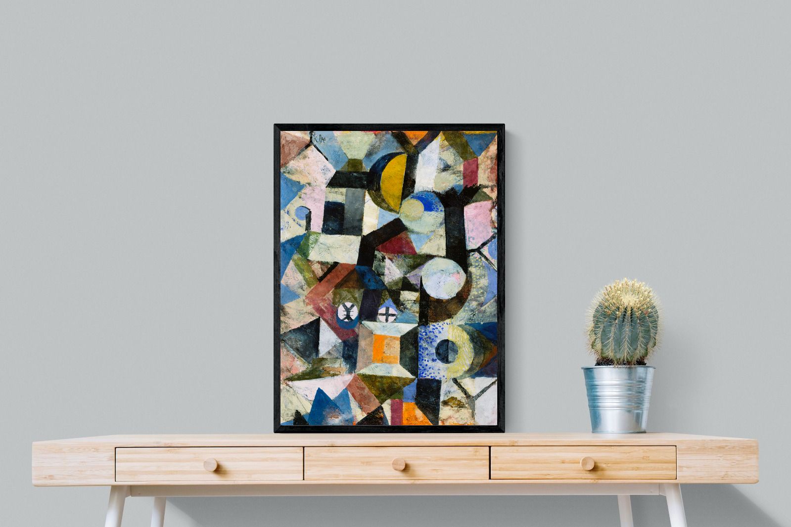 Pixalot Composition with the Yellow Half-Moon and the Y