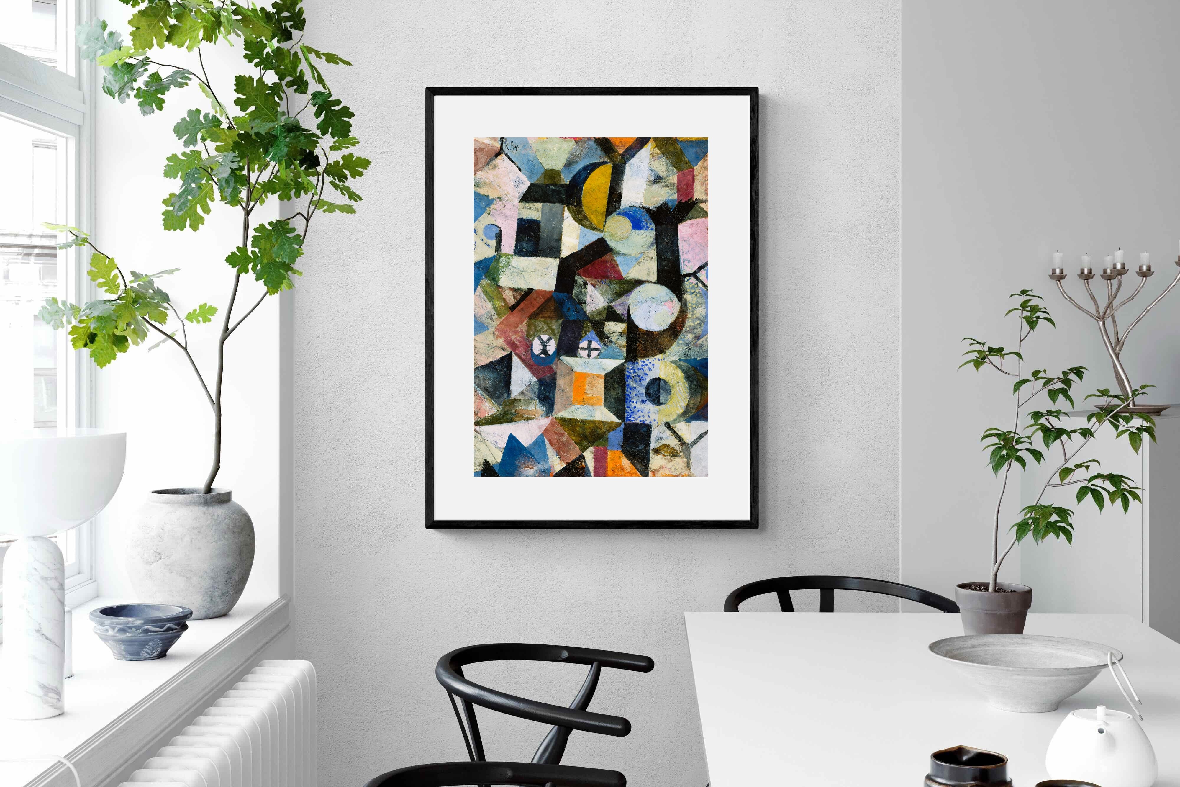 Pixalot Composition with the Yellow Half-Moon and the Y