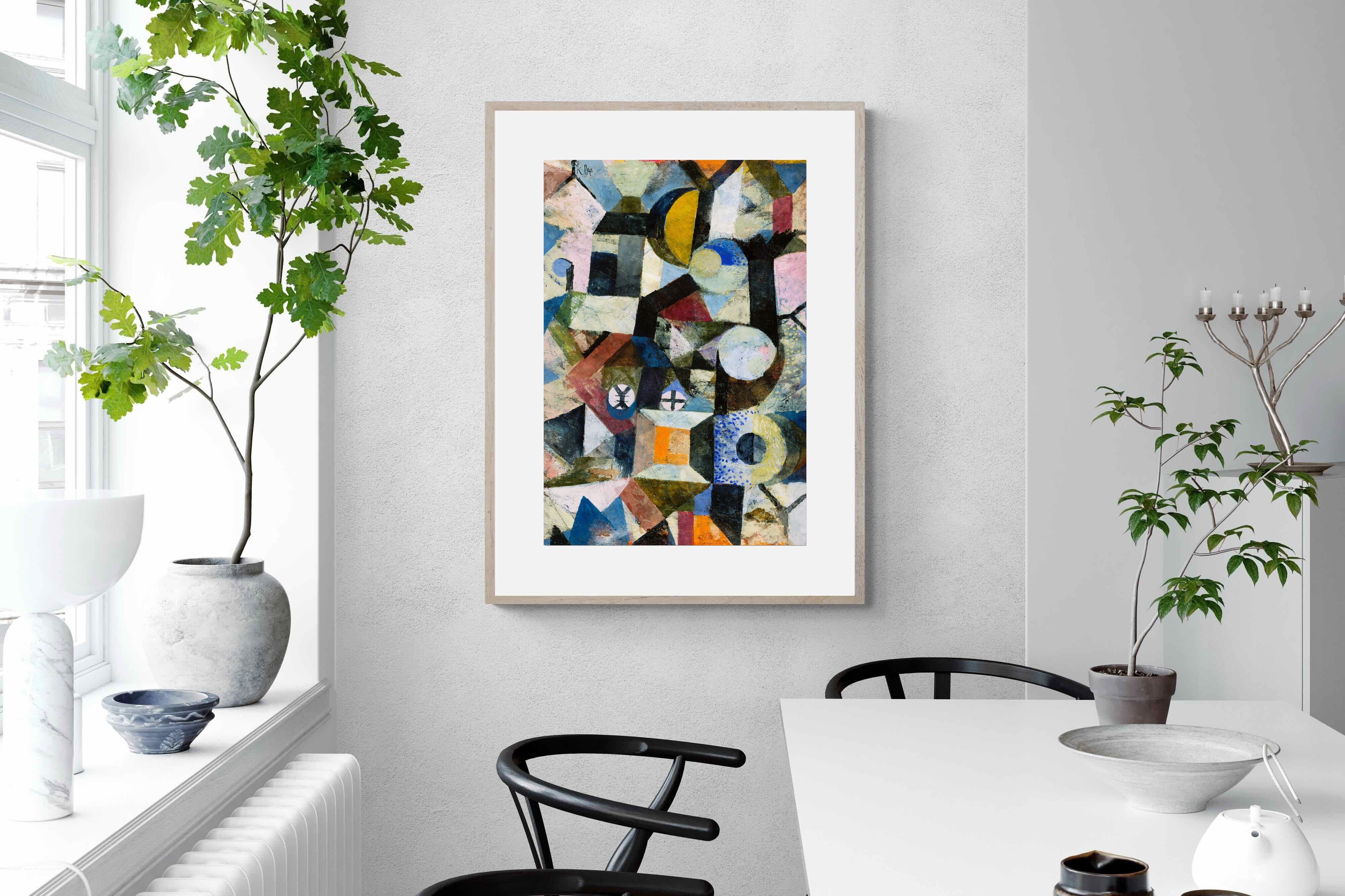 Pixalot Composition with the Yellow Half-Moon and the Y