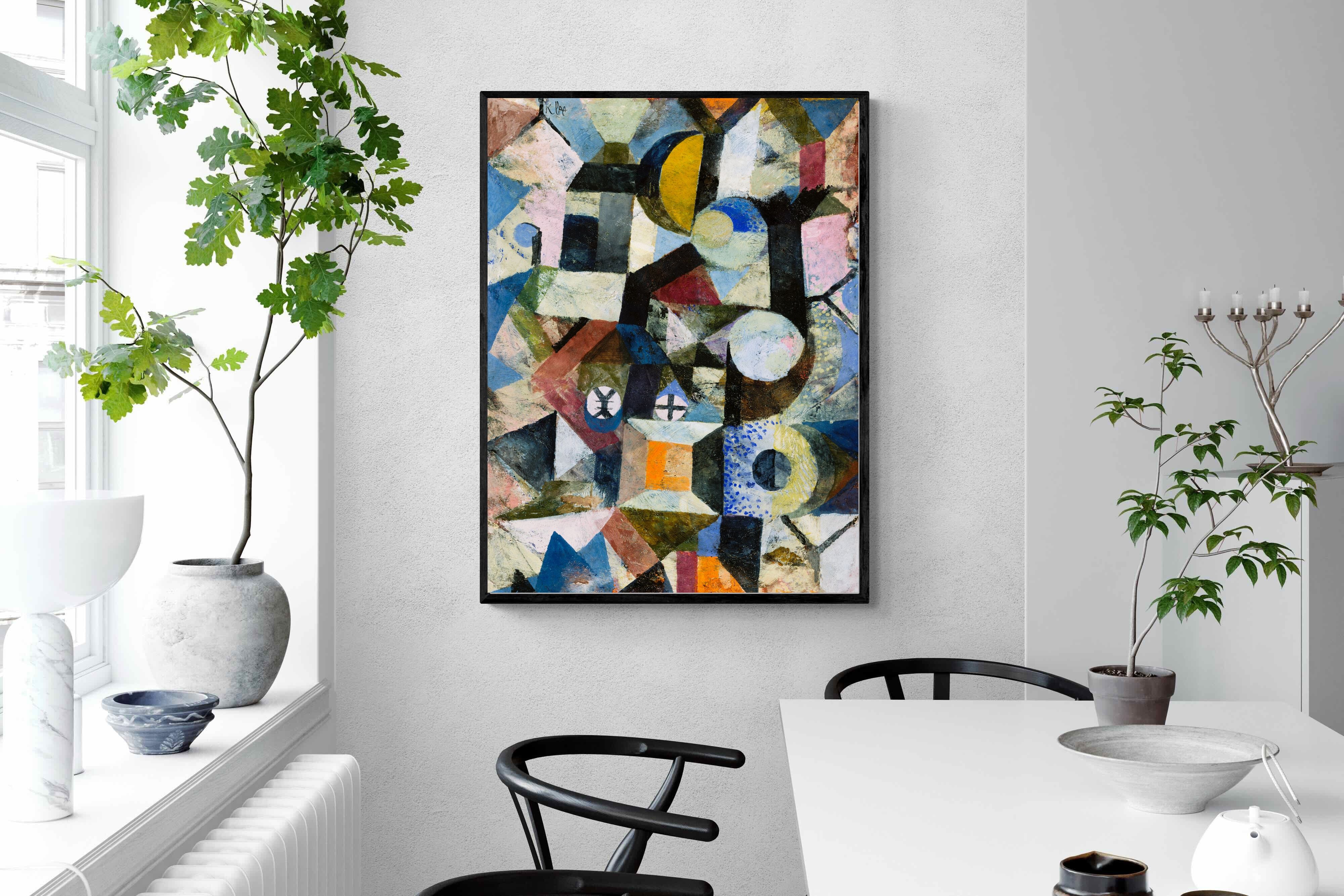 Pixalot Composition with the Yellow Half-Moon and the Y