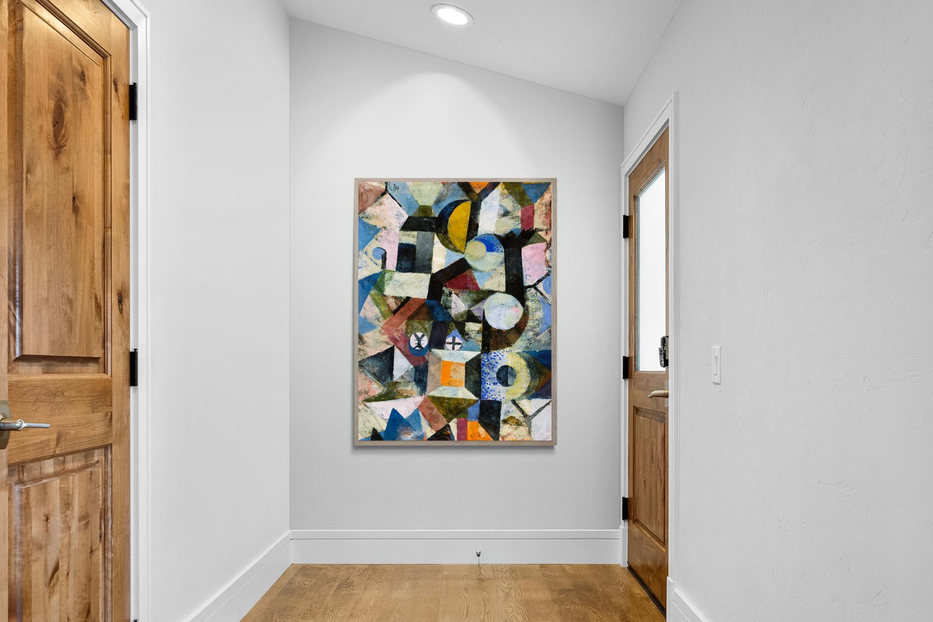 Pixalot Composition with the Yellow Half-Moon and the Y