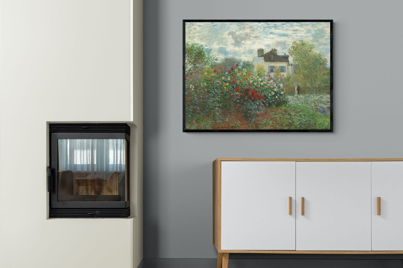 Pixalot Corner of the Garden with Dahlias