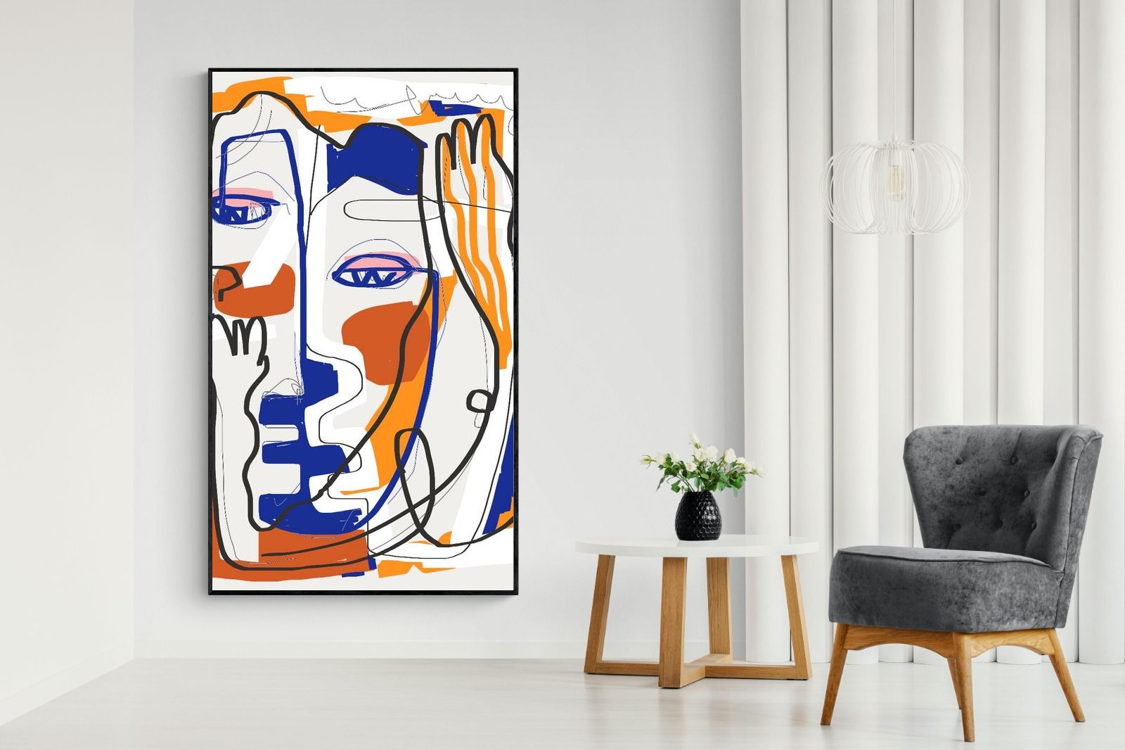 Pixalot Cubist Face