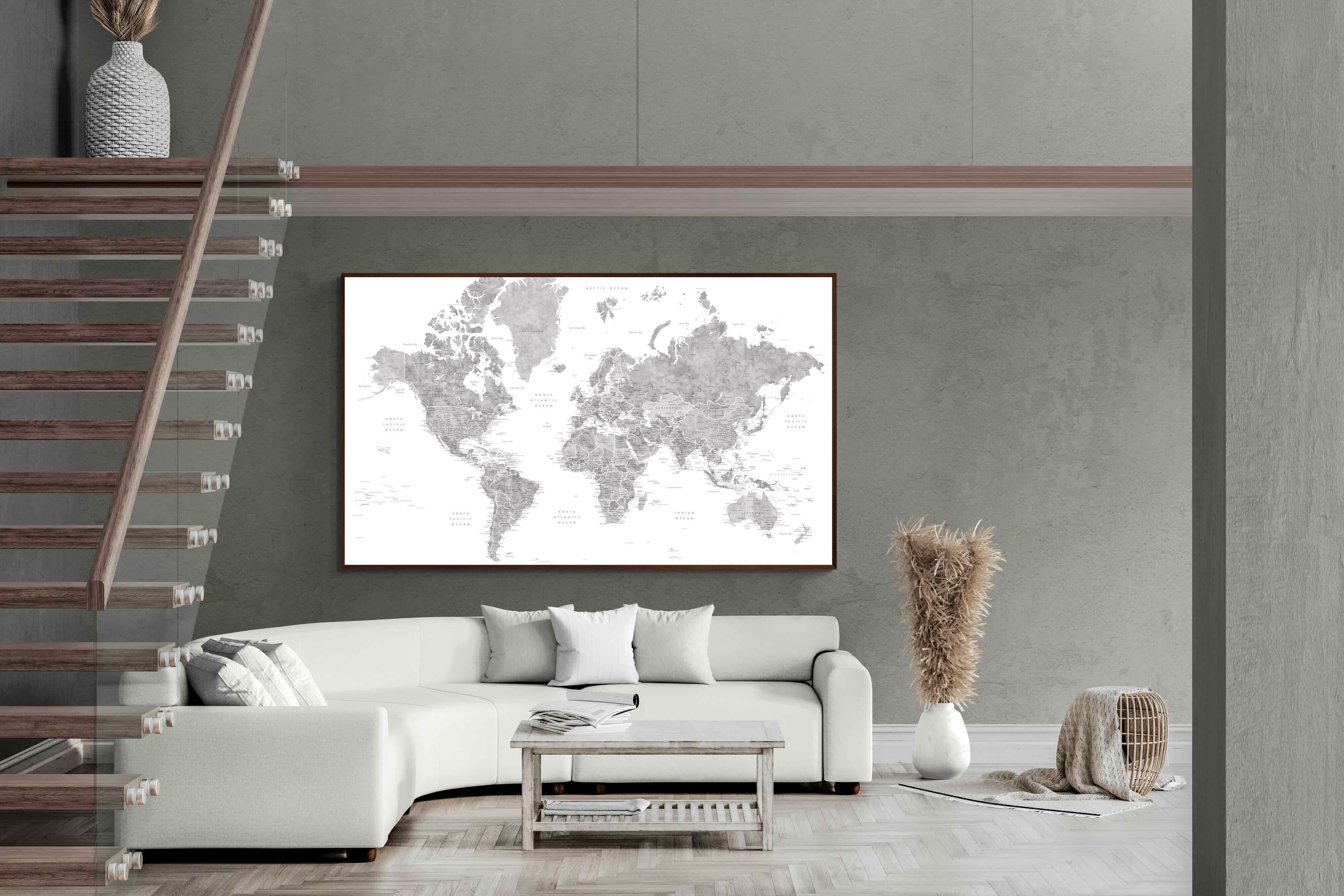 Pixalot Detailed World (Grey)