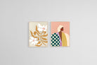 Elegant Figures-Wall_Art-45 x 60cm (x2)-Mounted Canvas-Wood-Pixalot