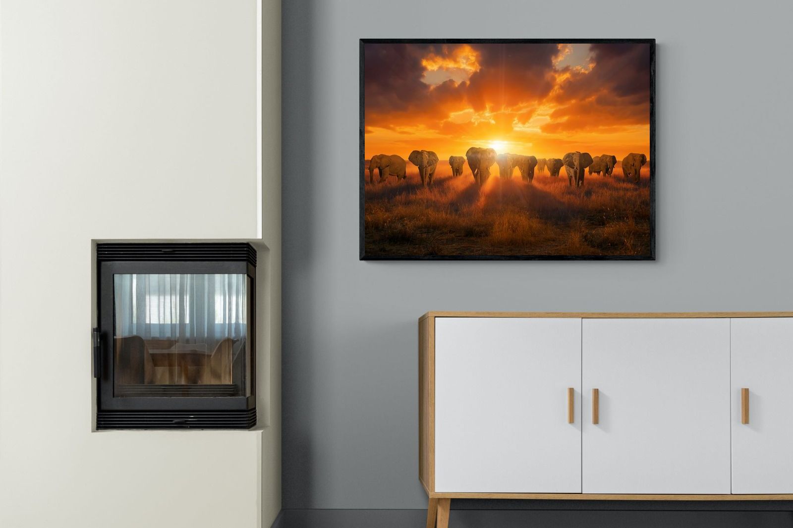 Pixalot ® Elephant Sunset