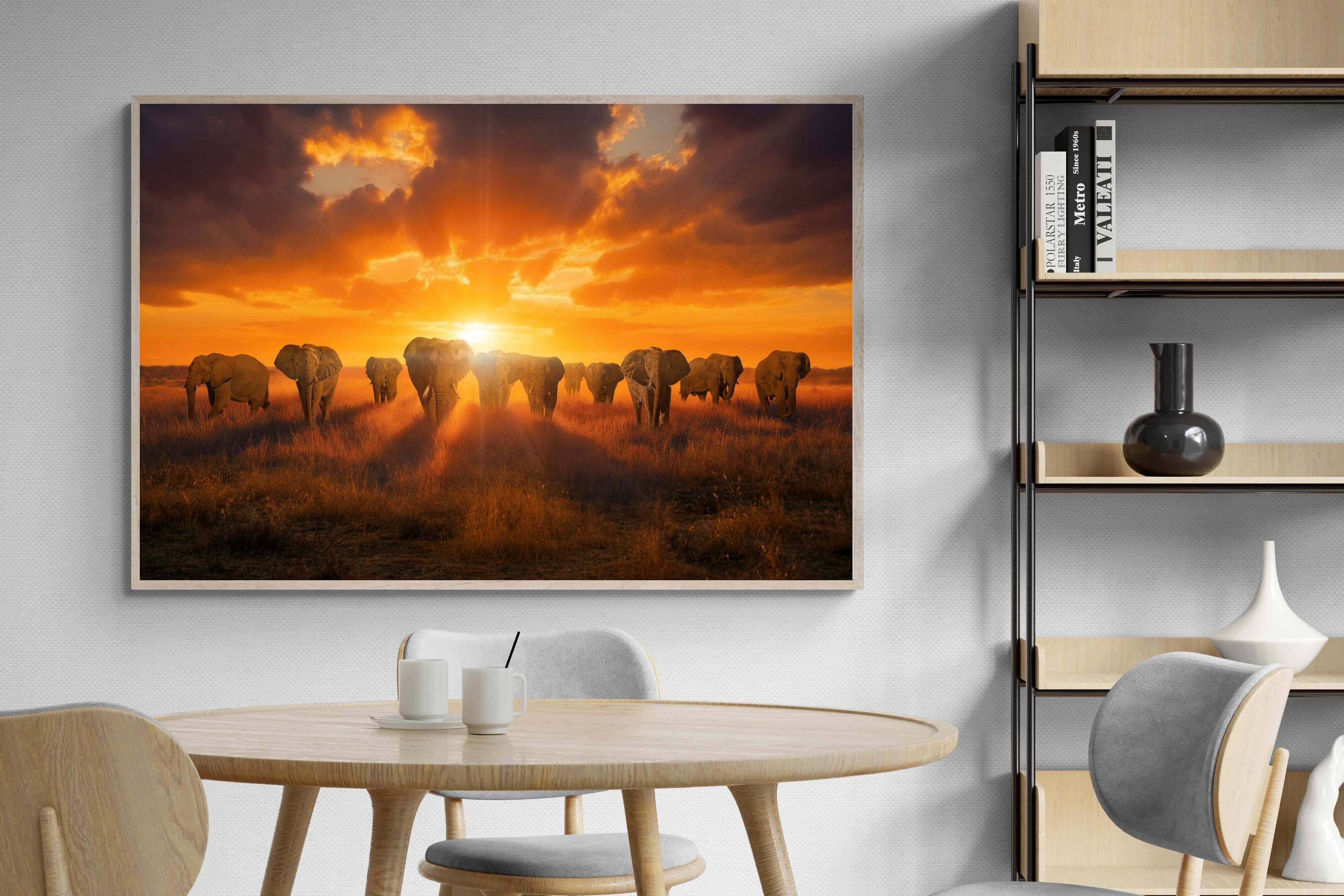 Pixalot ® Elephant Sunset