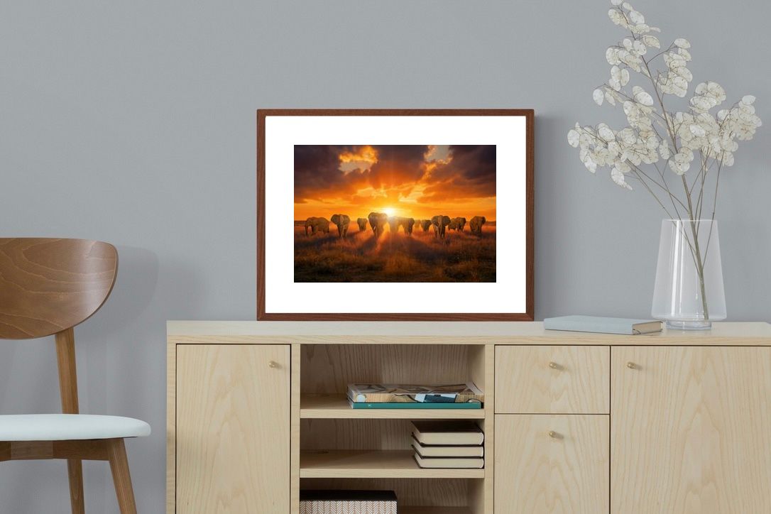 Pixalot ® Elephant Sunset