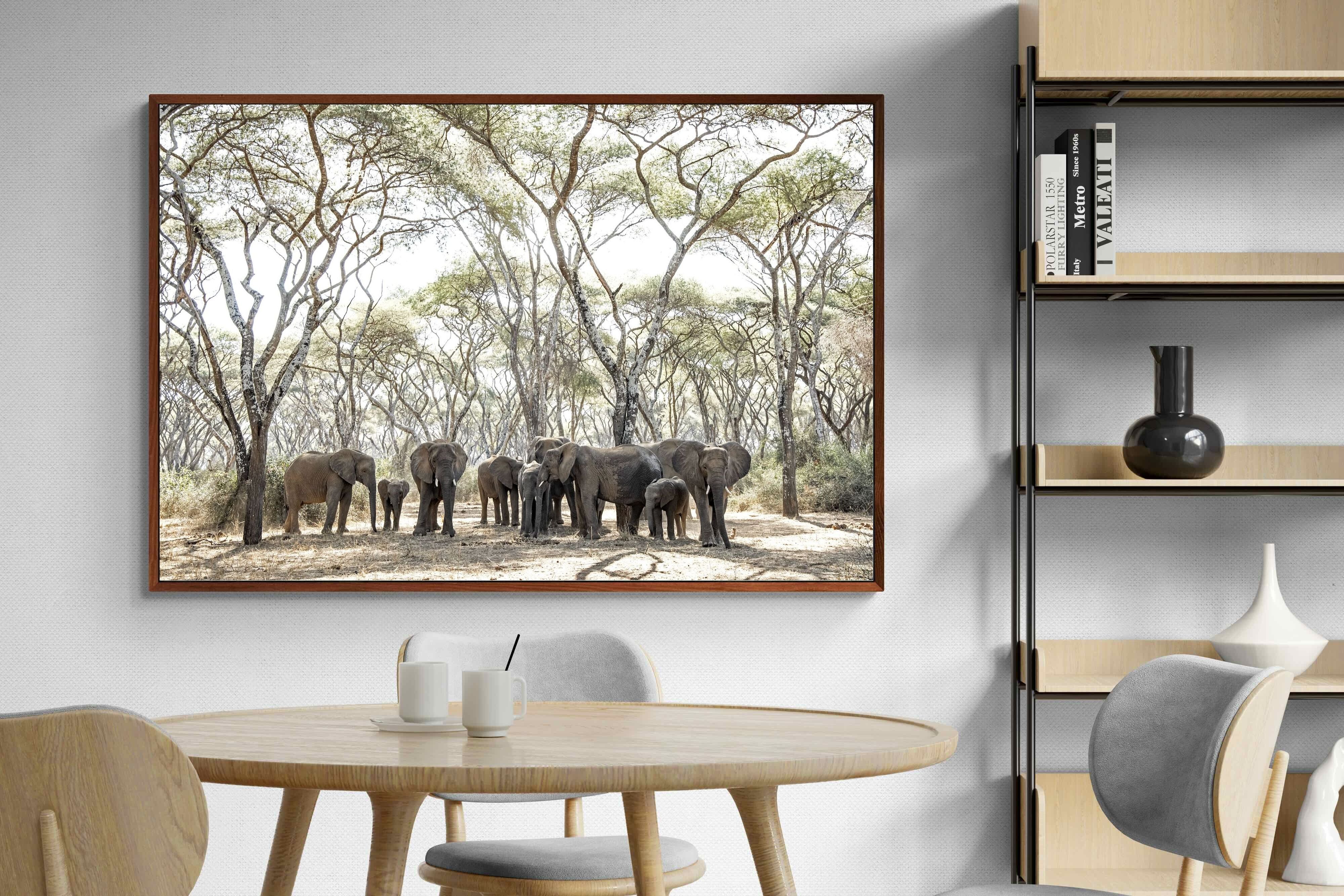 Pixalot Elephants Under Umbrellas