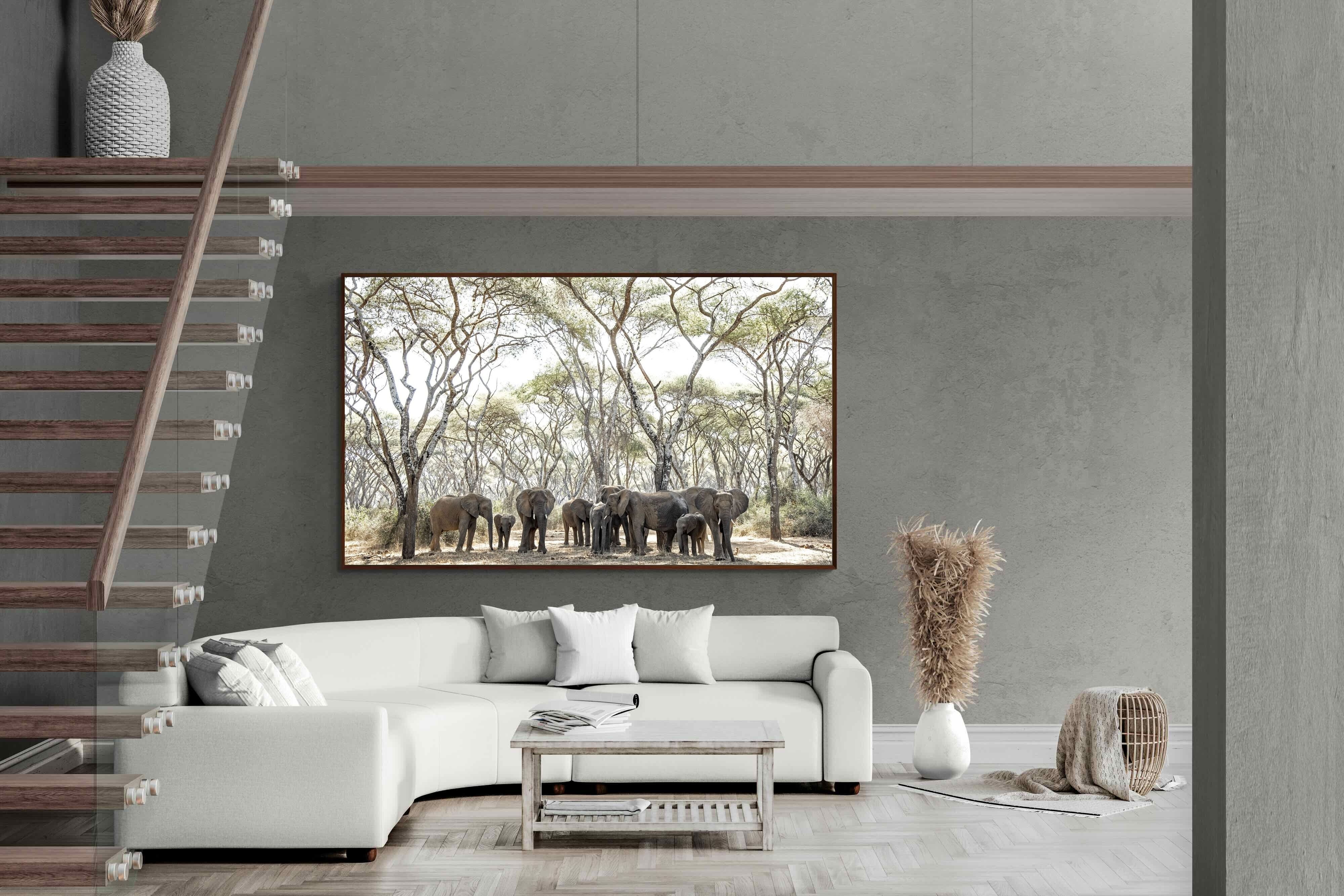 Pixalot Elephants Under Umbrellas