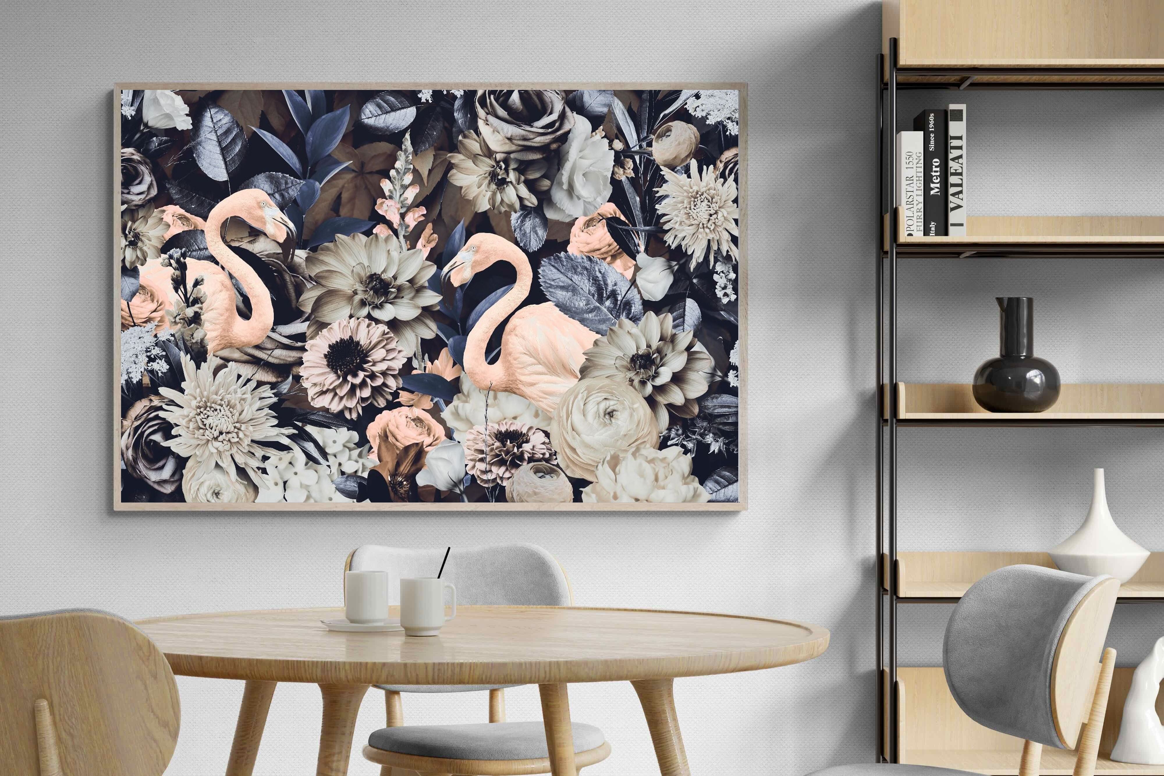 Pixalot Floral Flamingos