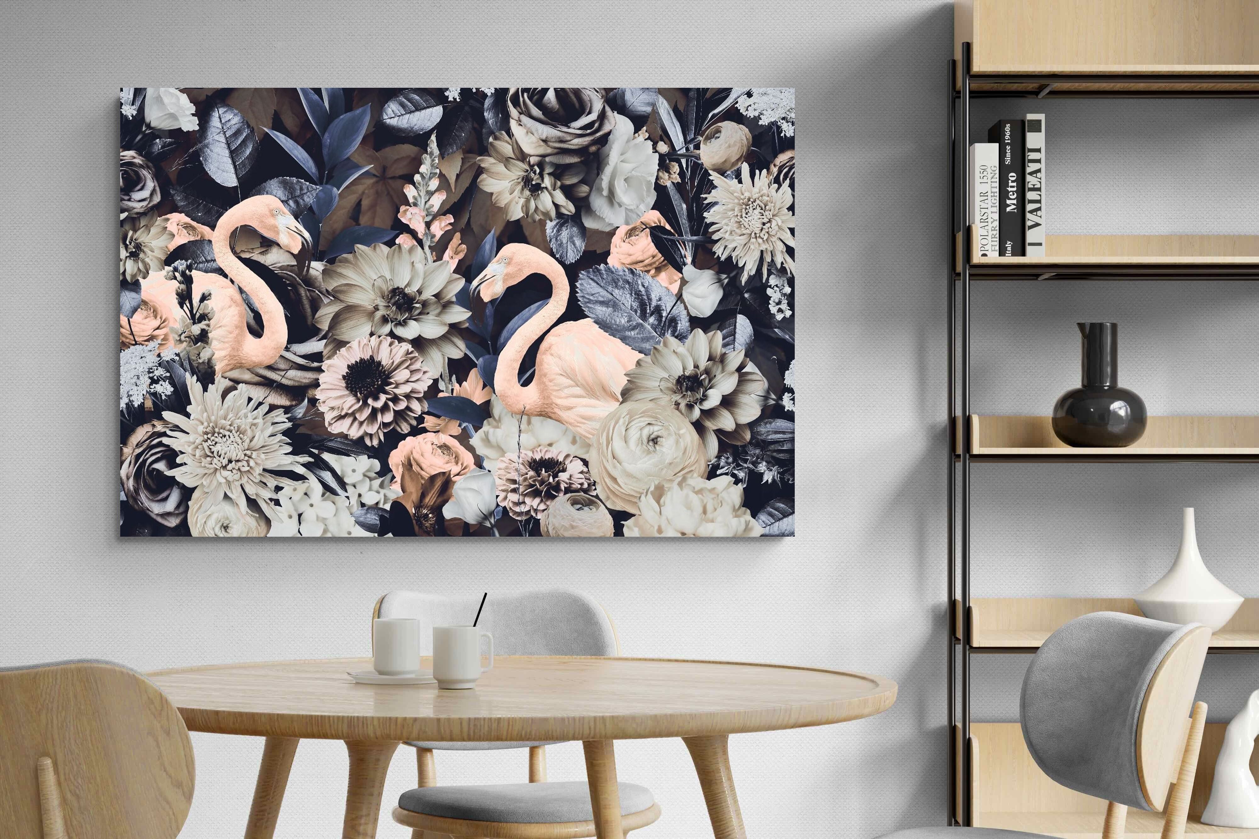 Pixalot Floral Flamingos