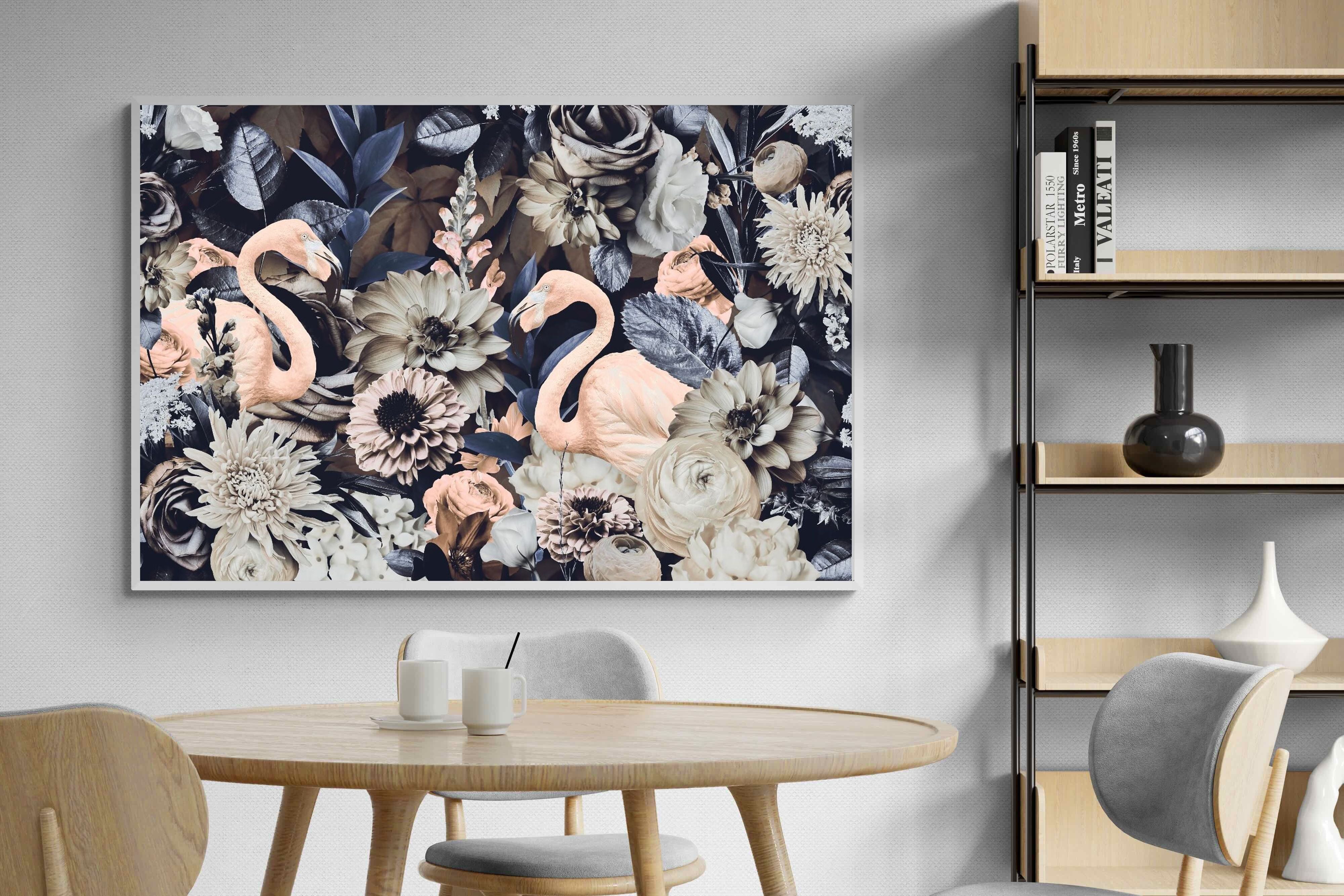 Pixalot Floral Flamingos