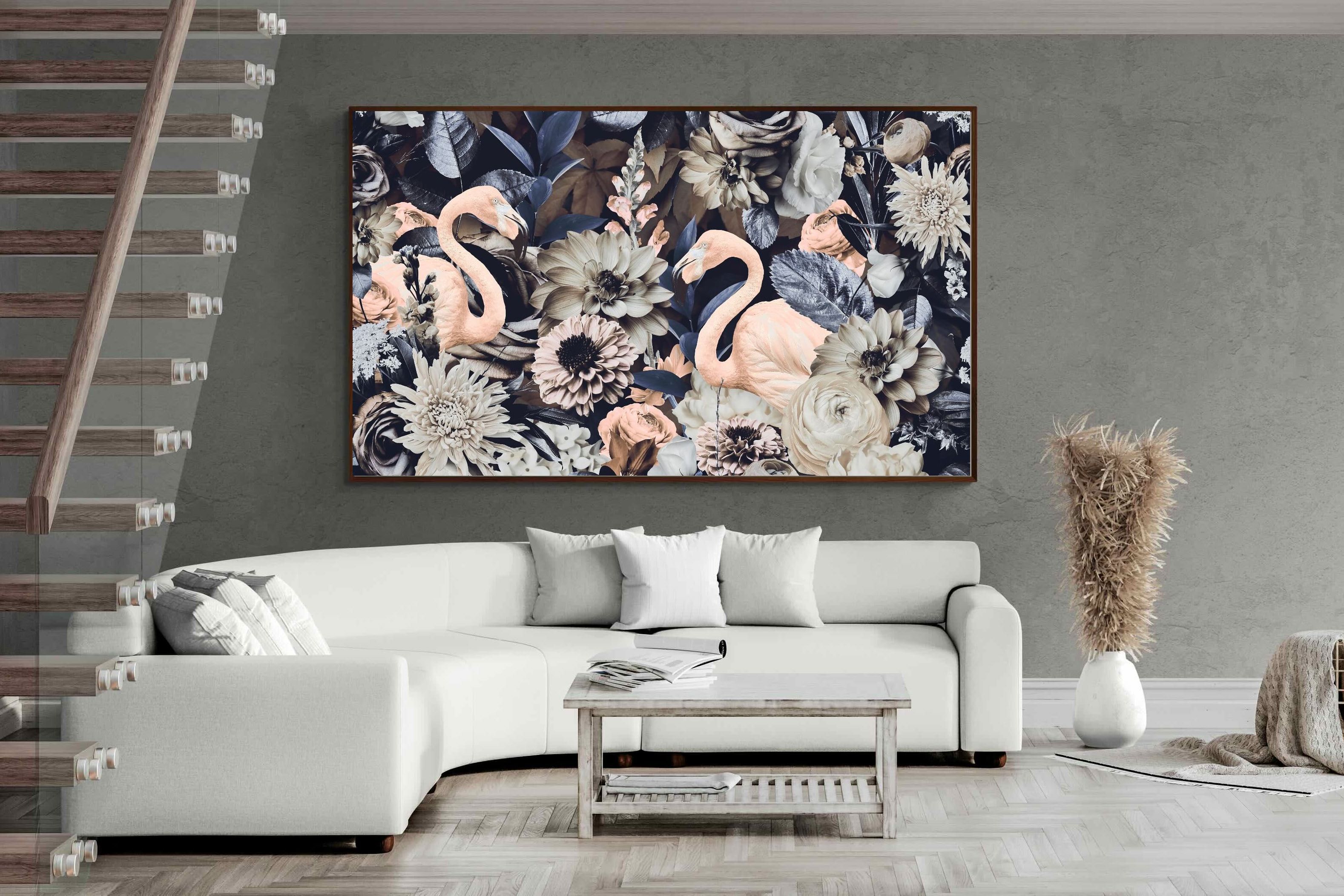 Pixalot ® Floral Flamingos