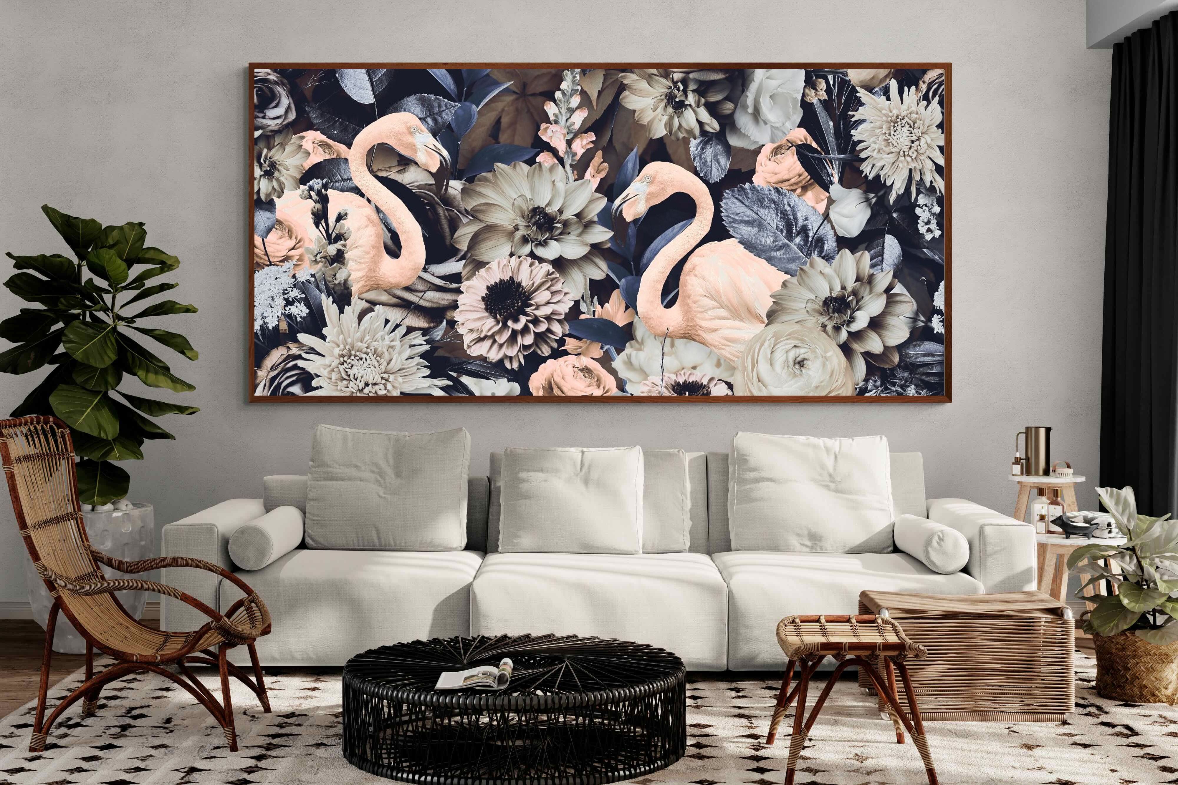 Pixalot ® Floral Flamingos