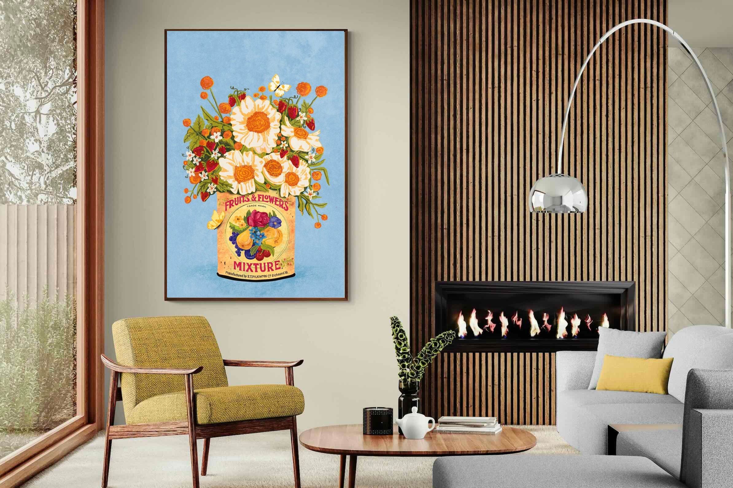 Pixalot Flowers in a Tea Can