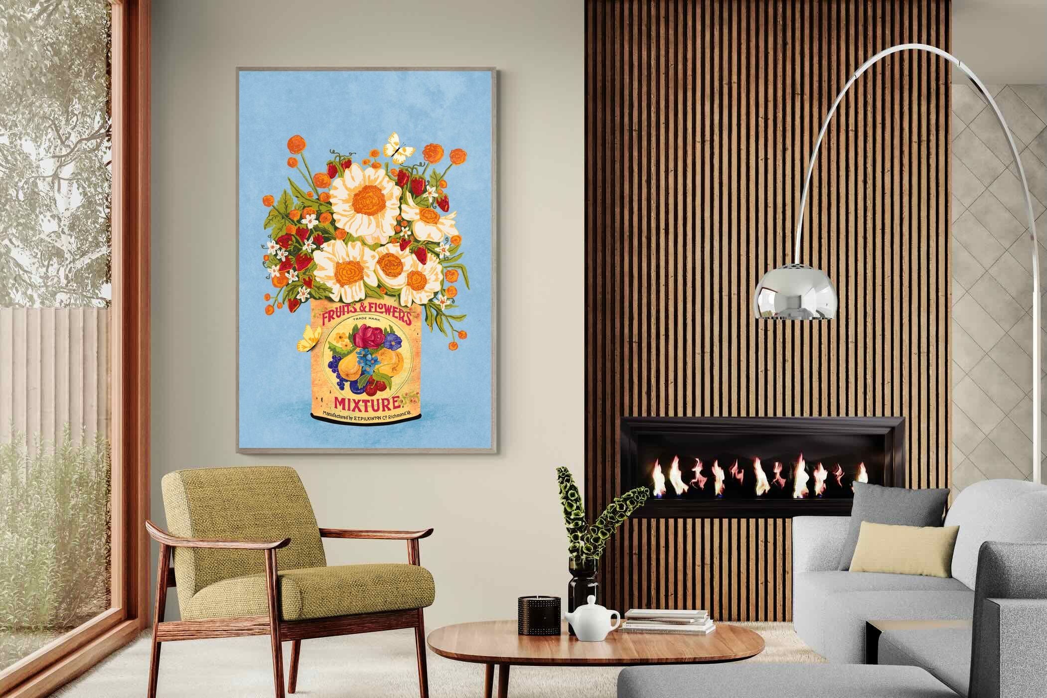 Pixalot Flowers in a Tea Can