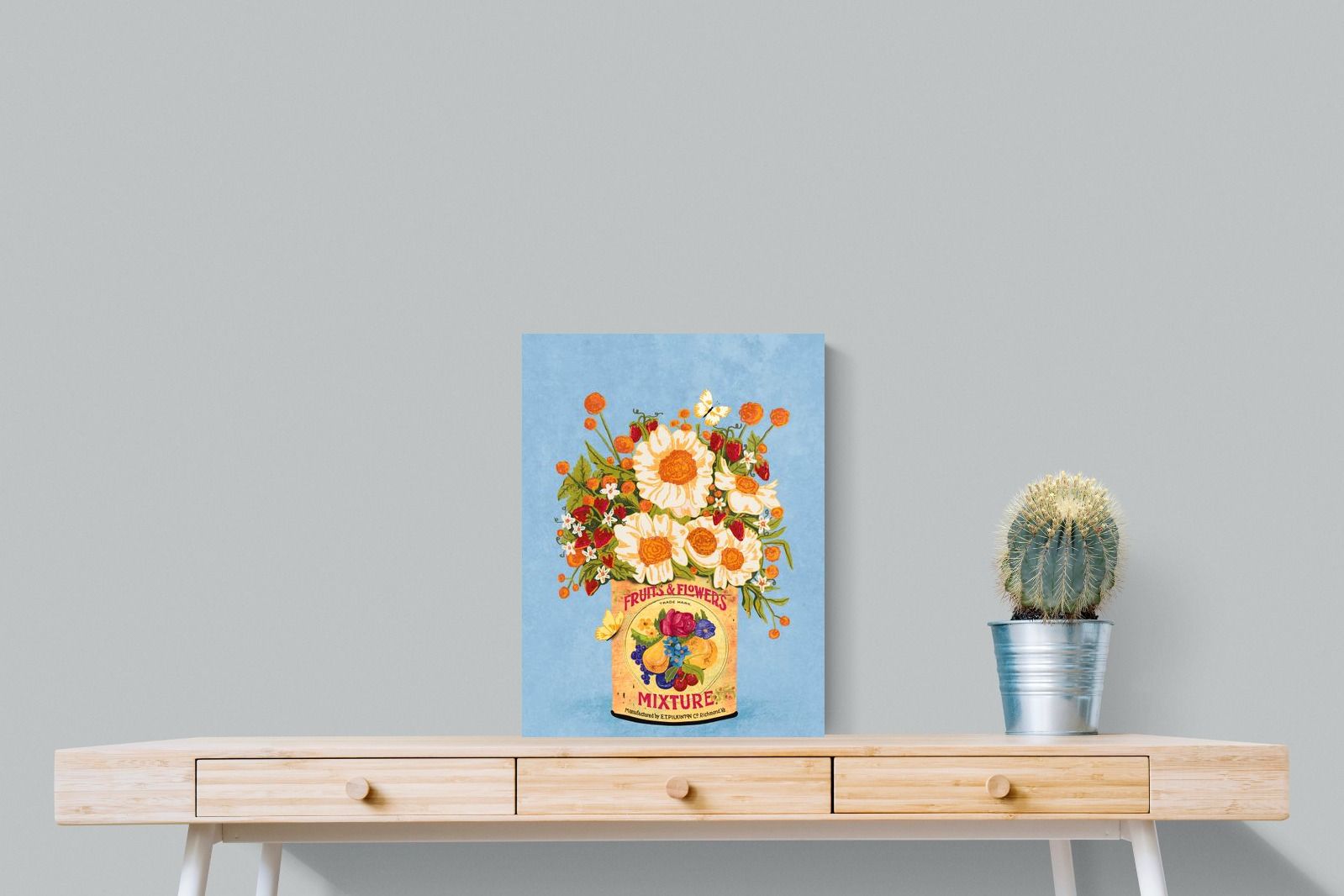 Pixalot Flowers in a Tea Can