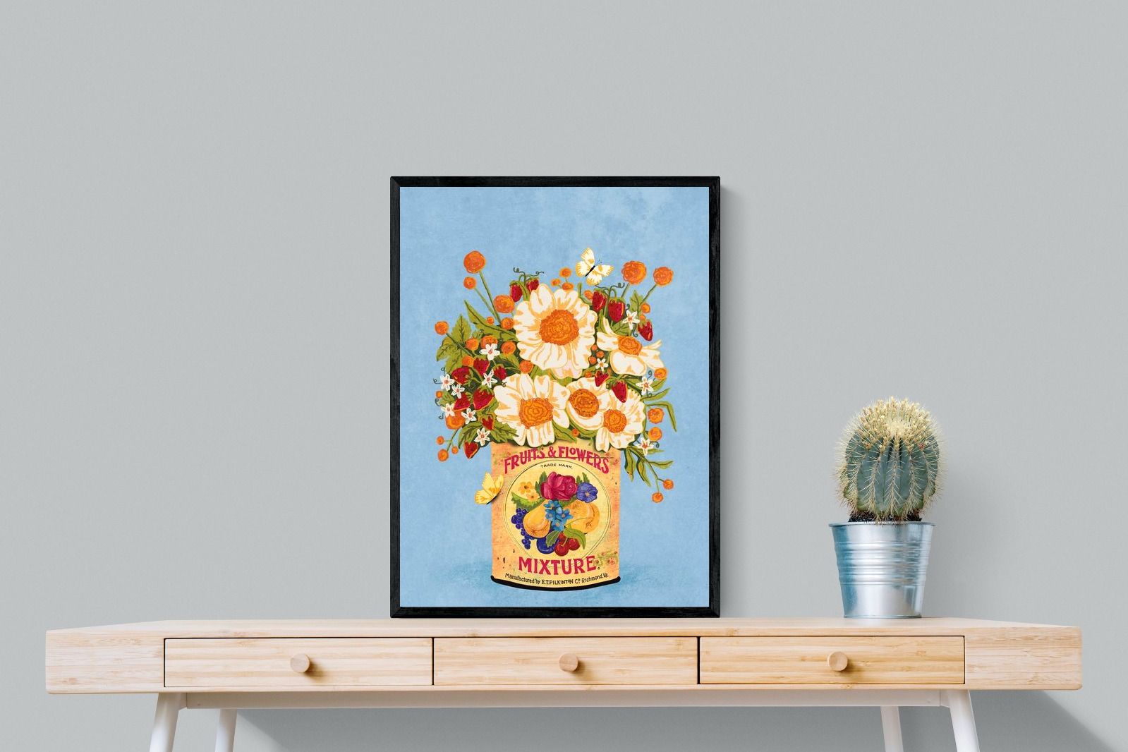 Pixalot Flowers in a Tea Can