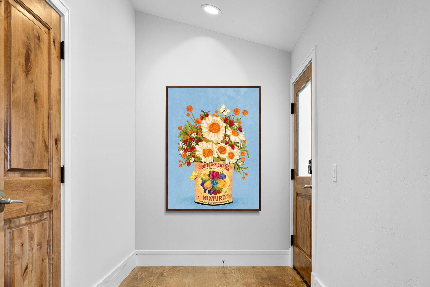 Pixalot Flowers in a Tea Can