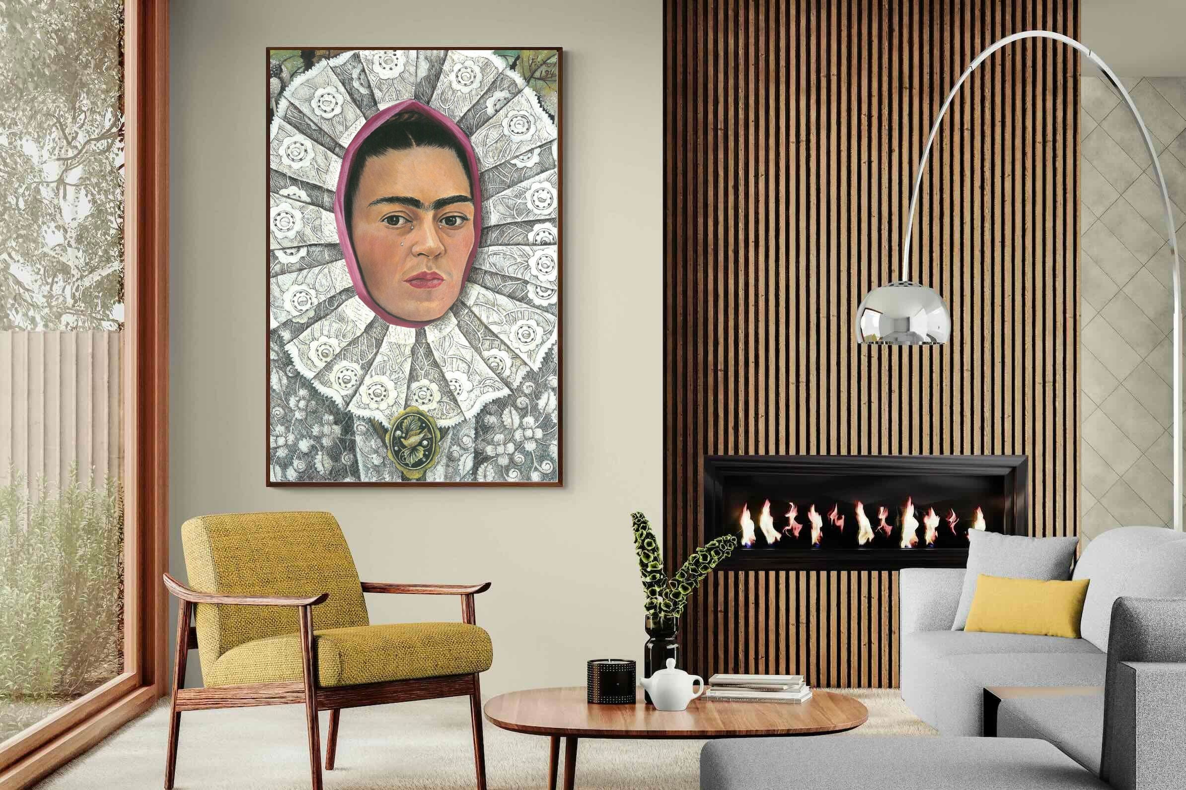 Pixalot Frida Self-Portrait with Medallion