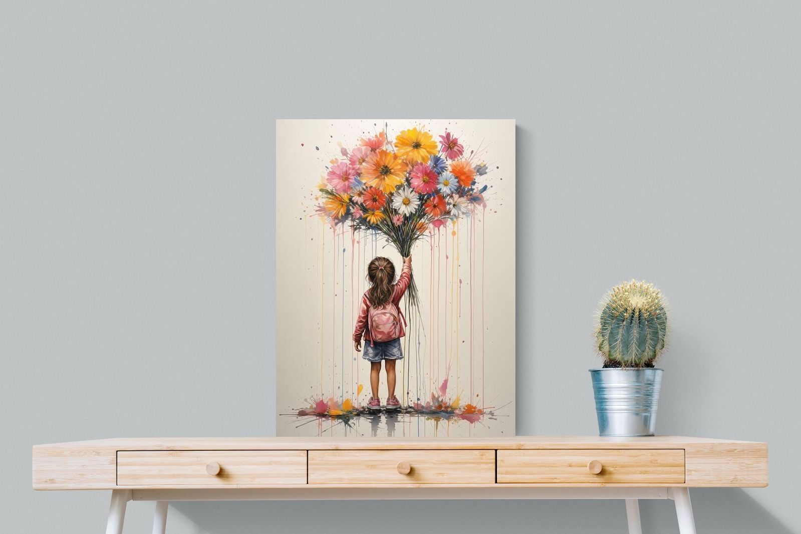 Pixalot ® Girl With Flowers
