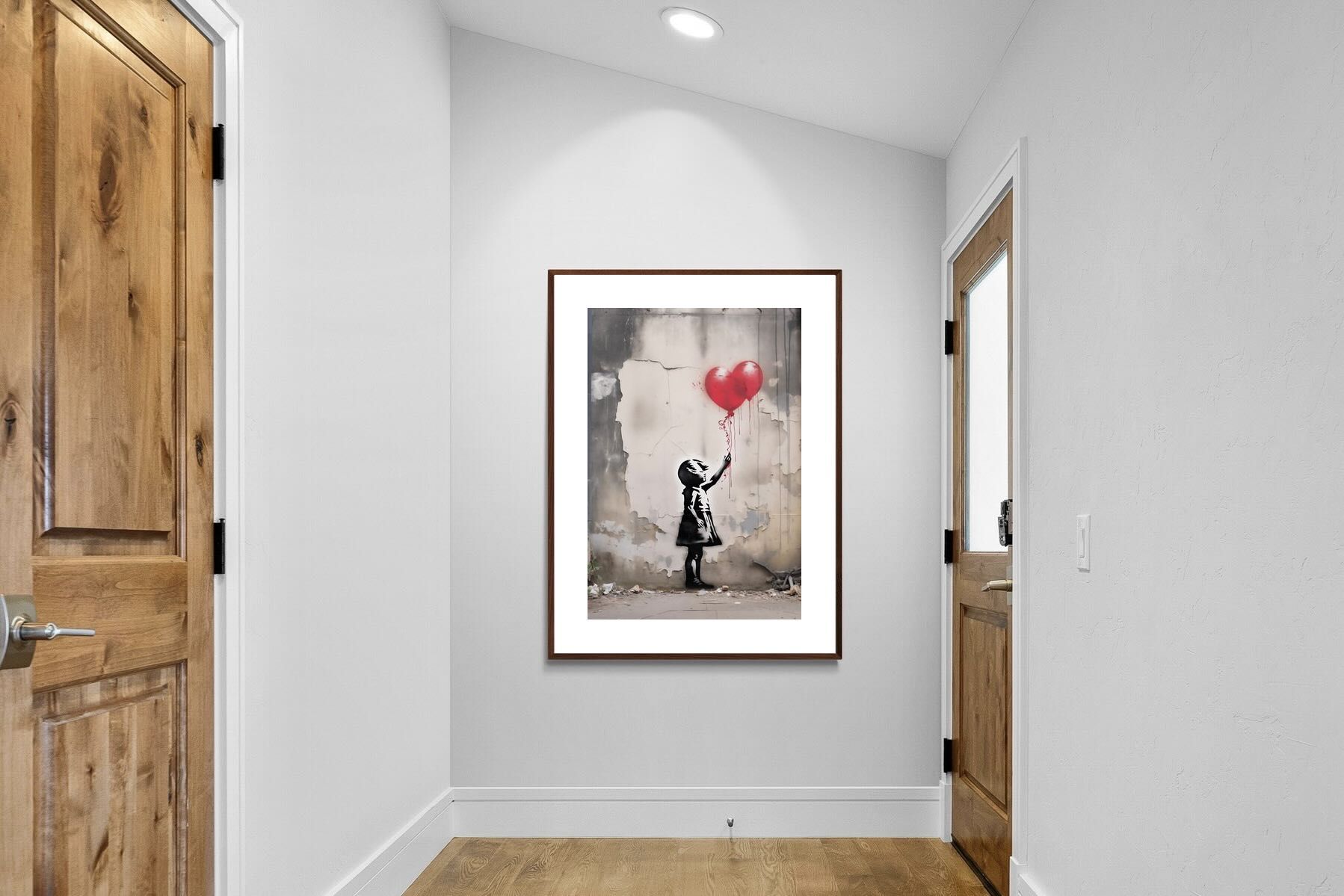 Pixalot Girl with Red Balloons