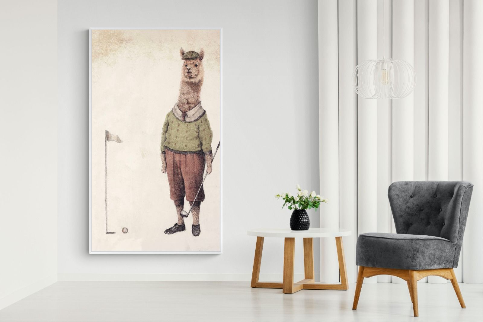 Pixalot Golfing Alpaca